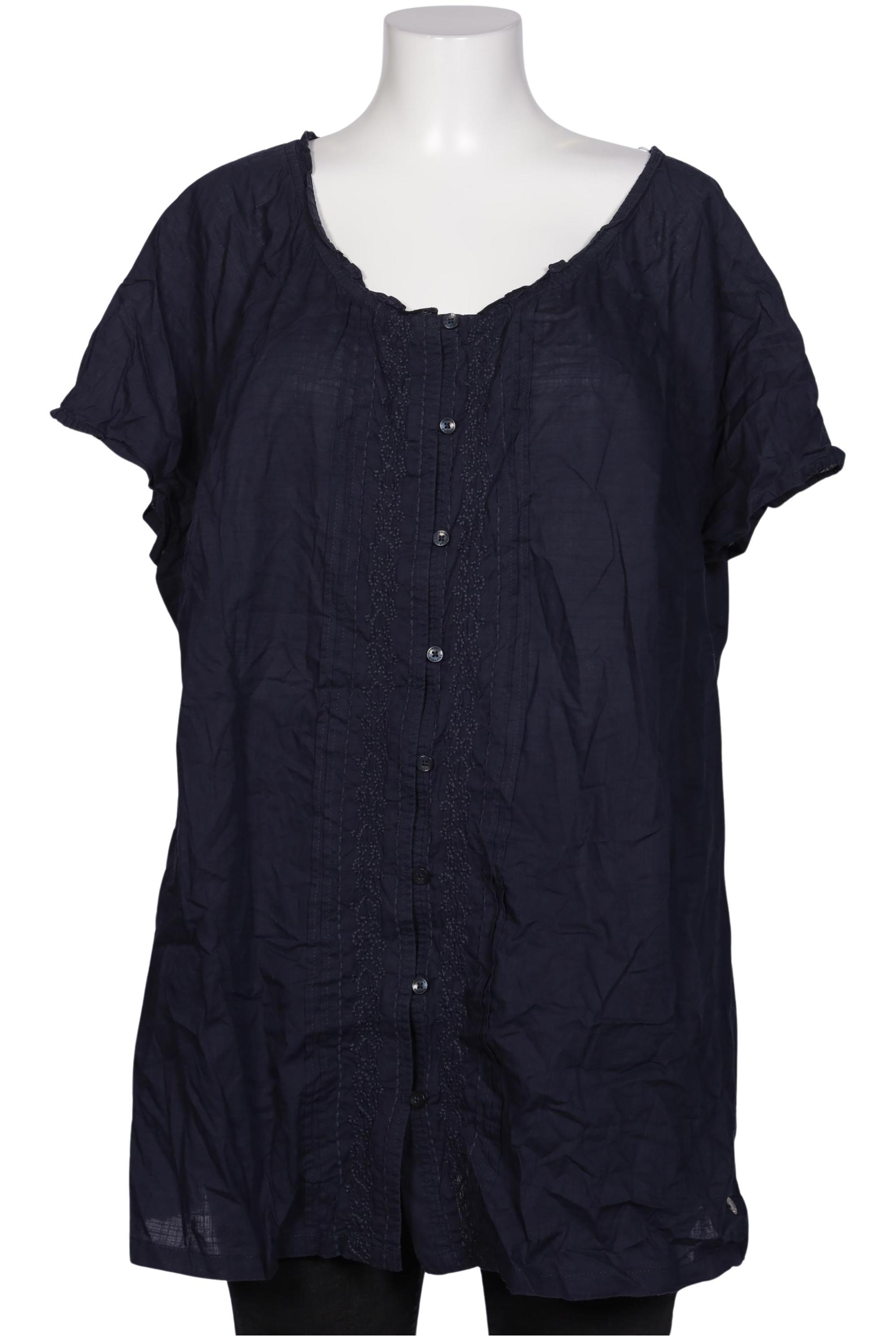 

Triangle Damen Bluse, marineblau, Gr. 48