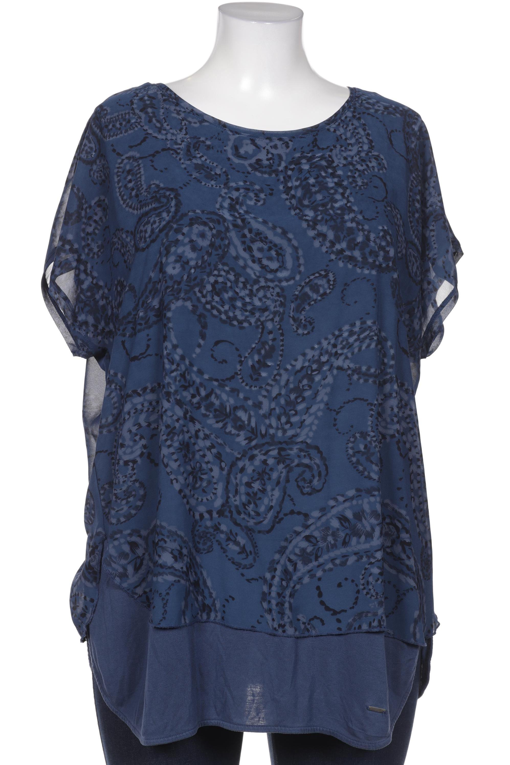 

Triangle Damen Bluse, blau, Gr. 46