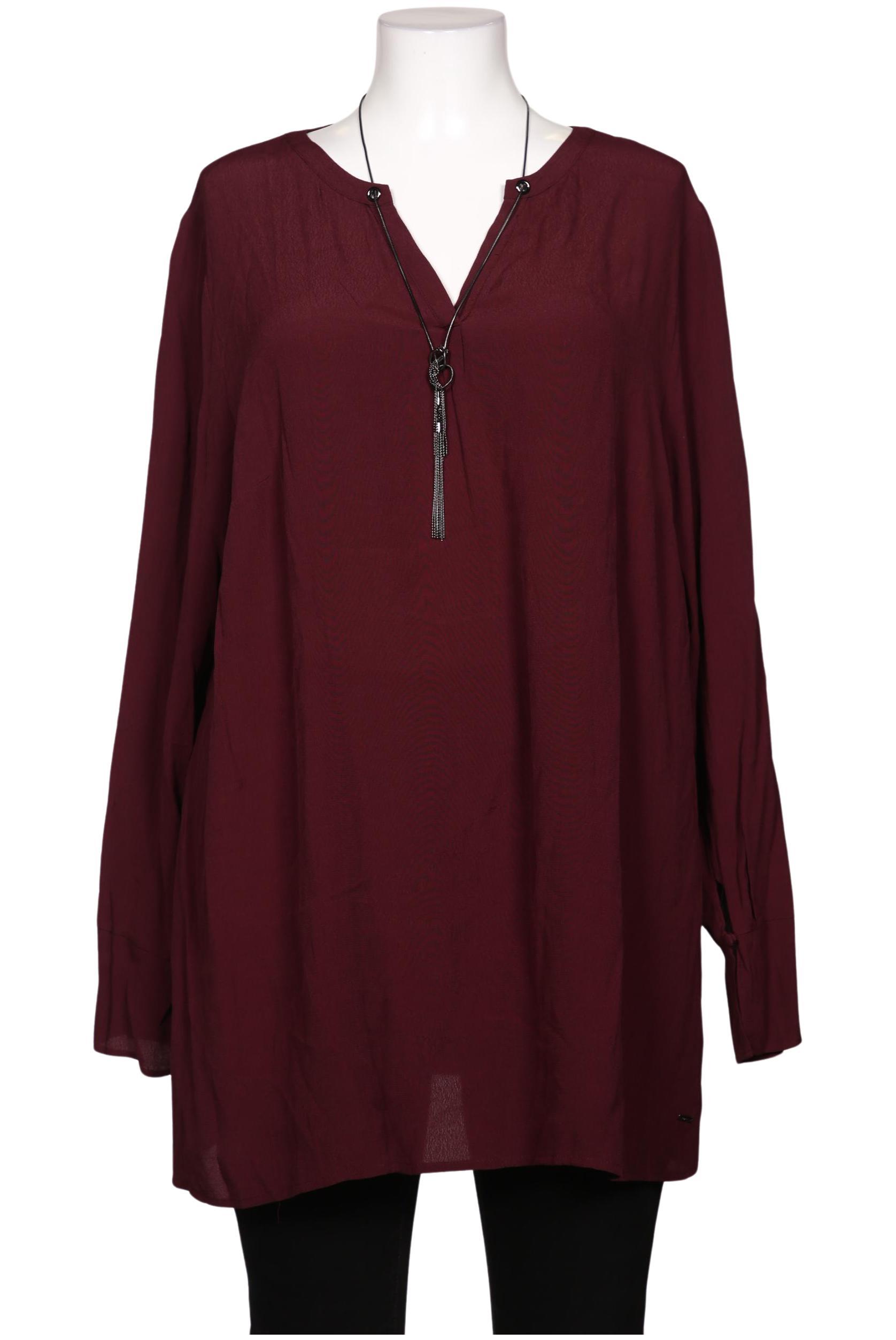 

Triangle Damen Bluse, bordeaux, Gr. 48