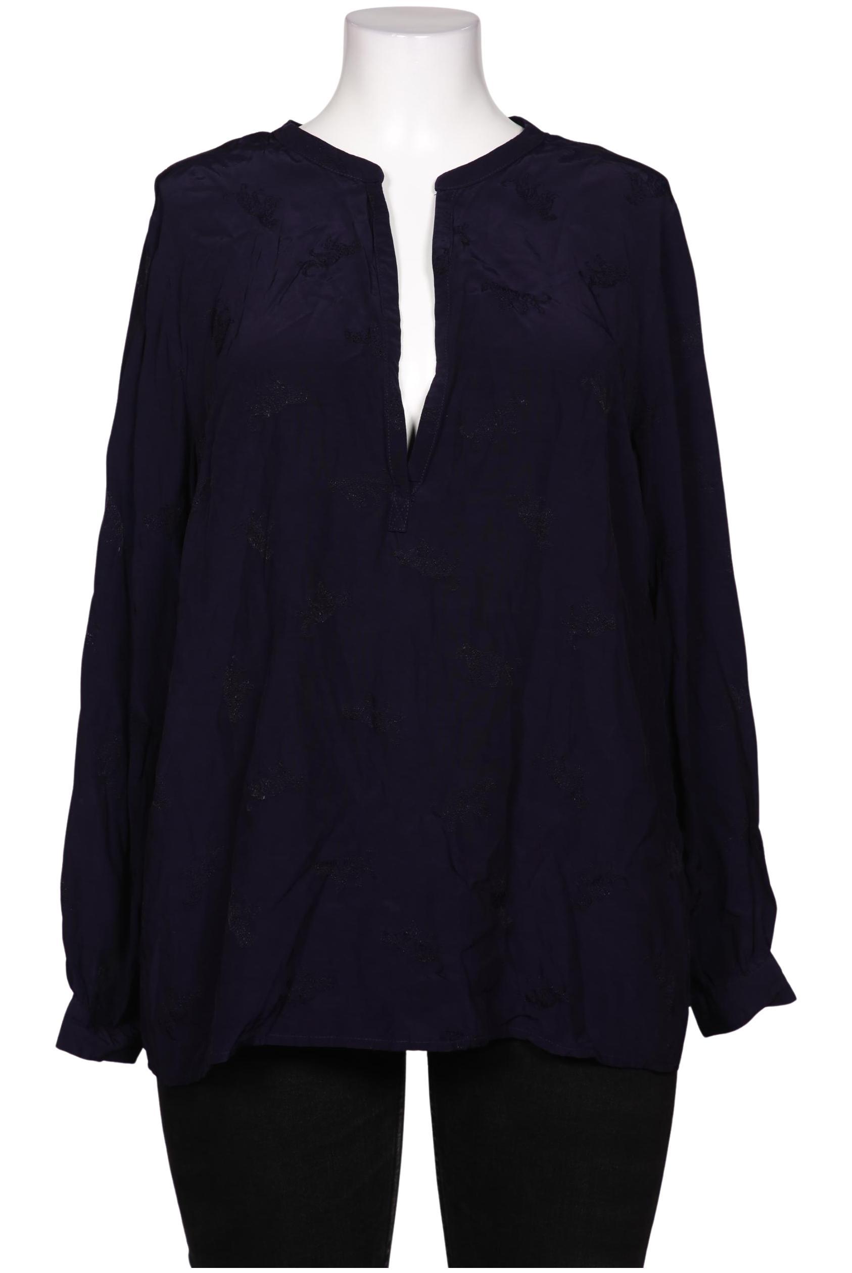 

Triangle Damen Bluse, marineblau, Gr. 48