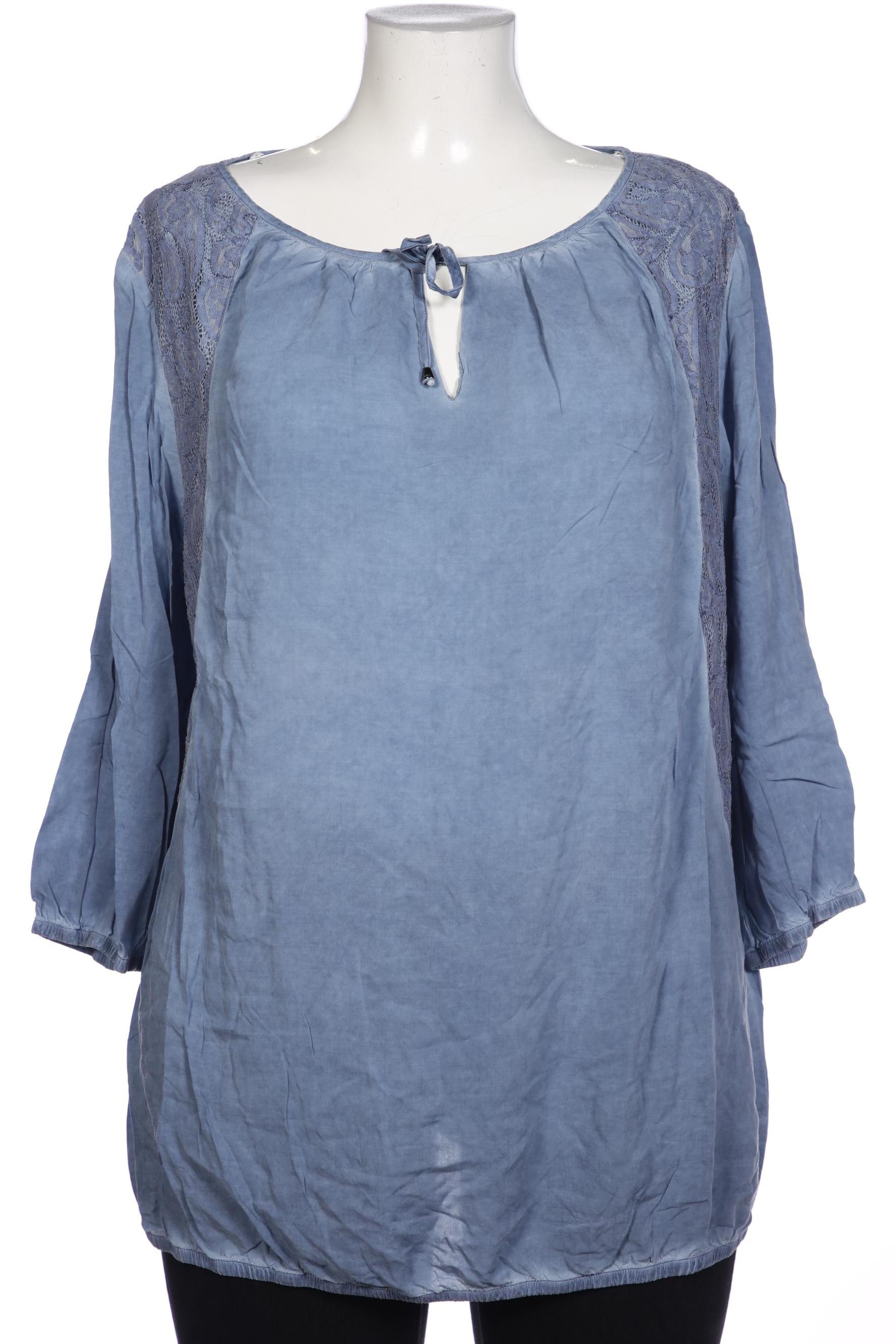 

Triangle Damen Bluse, blau, Gr. 46