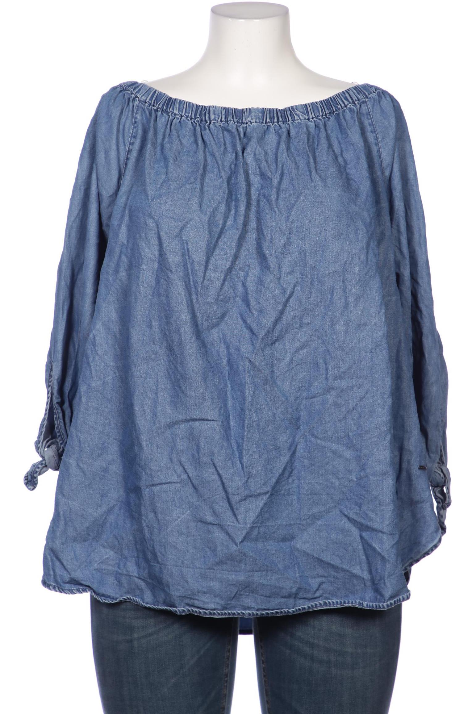 

Triangle Damen Bluse, blau, Gr. 52