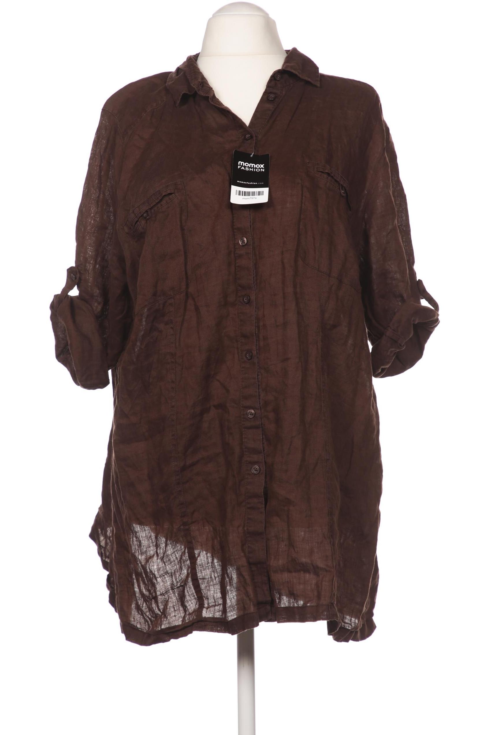 

Triangle Damen Bluse, braun, Gr. 50