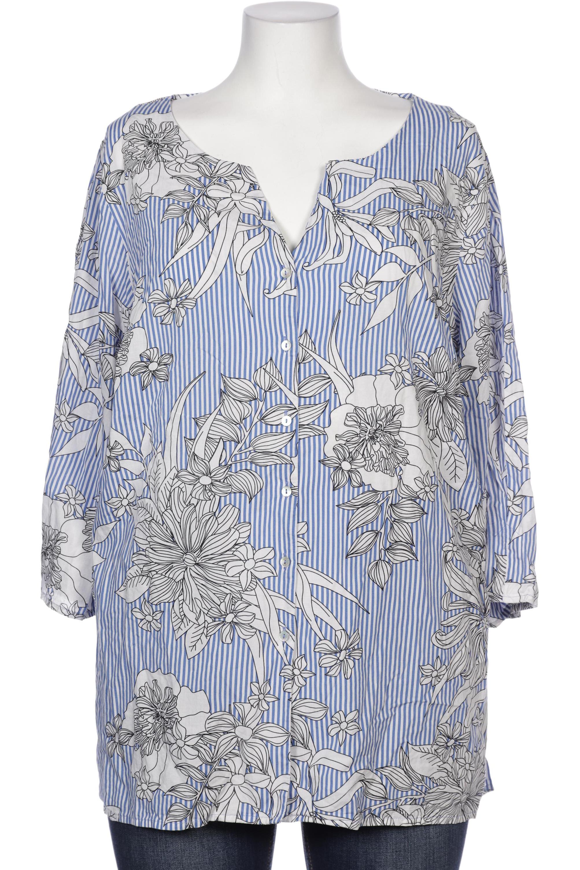 

Triangle Damen Bluse, blau, Gr. 48