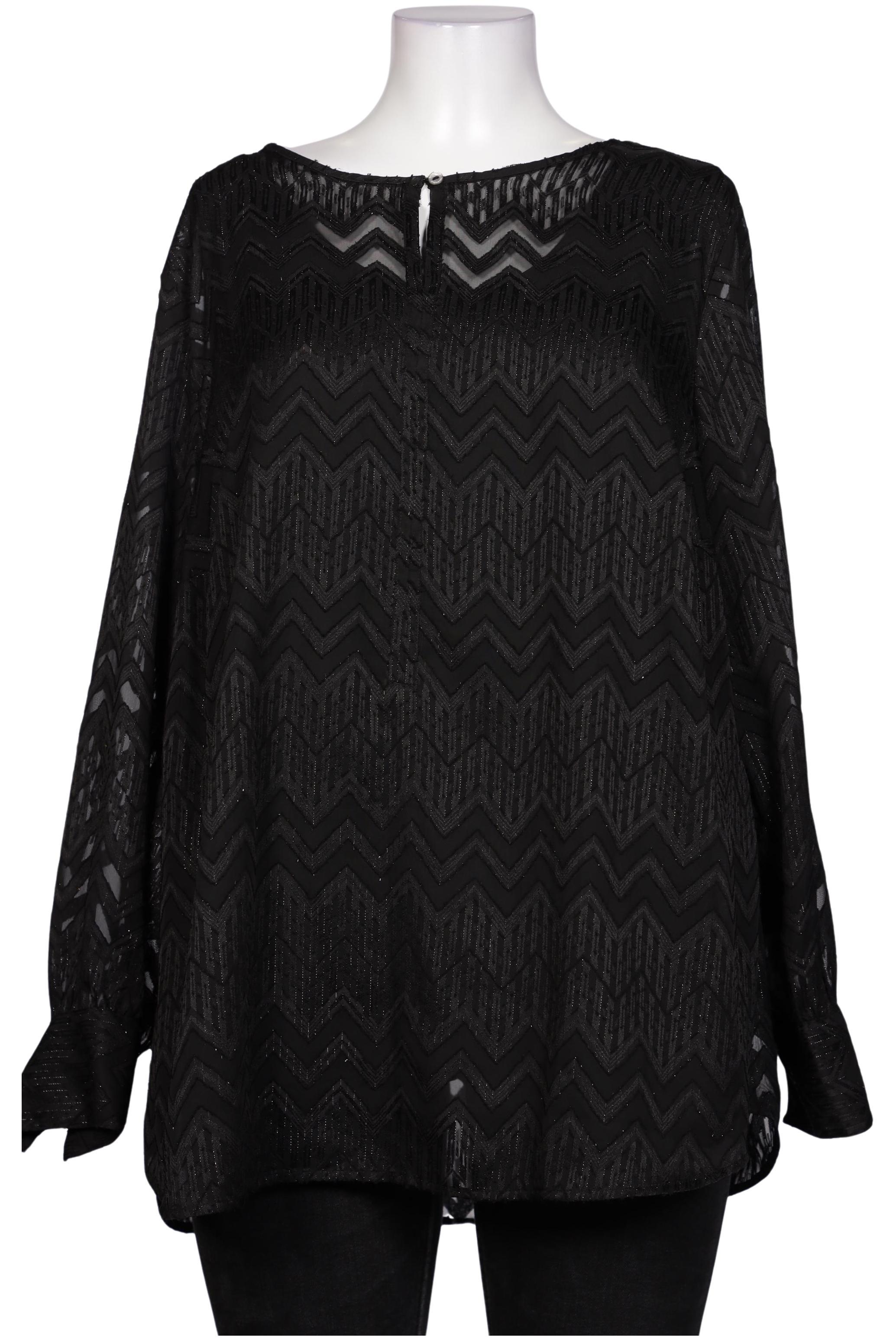 

Triangle Damen Bluse, schwarz, Gr. 52