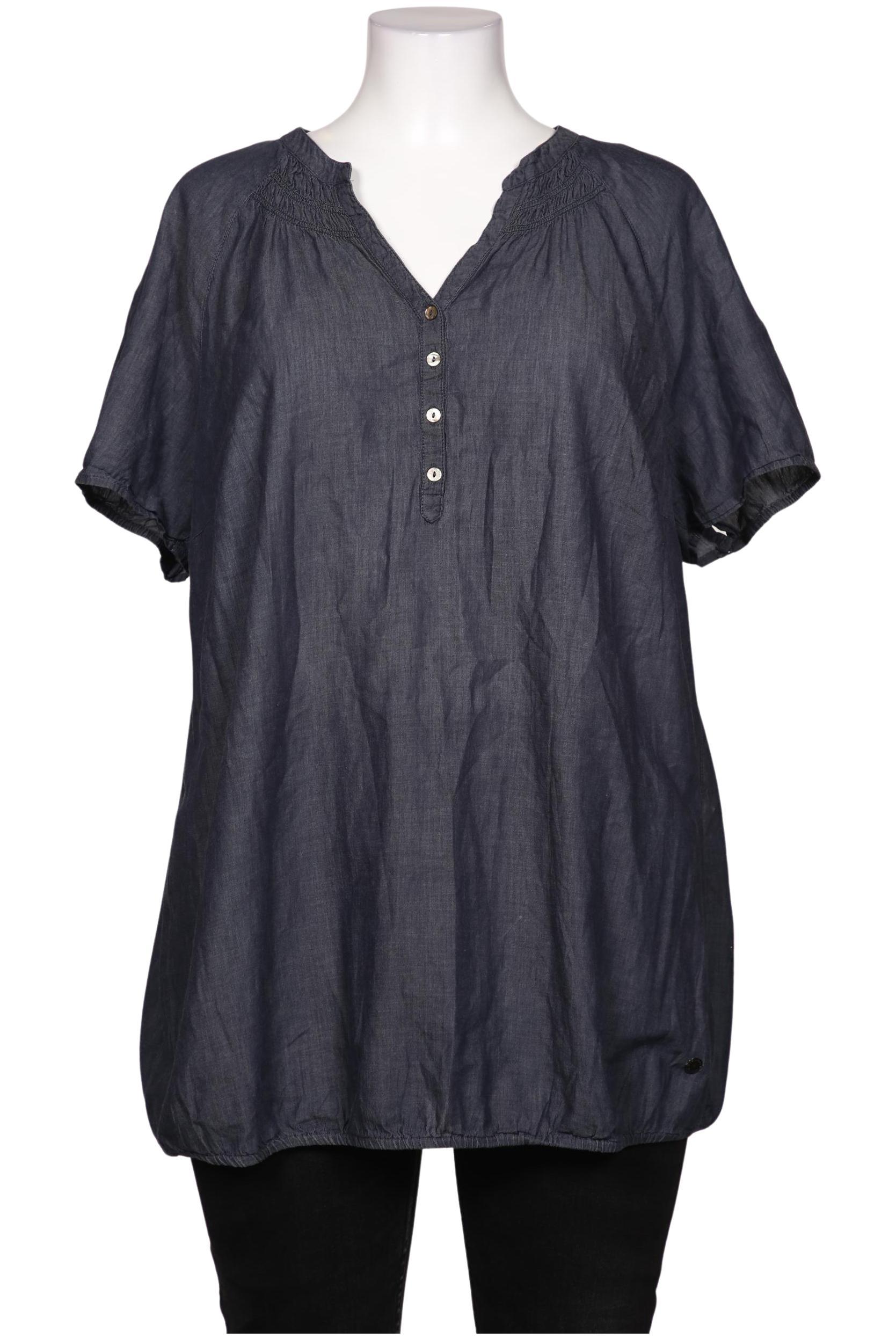 

Triangle Damen Bluse, marineblau, Gr. 48