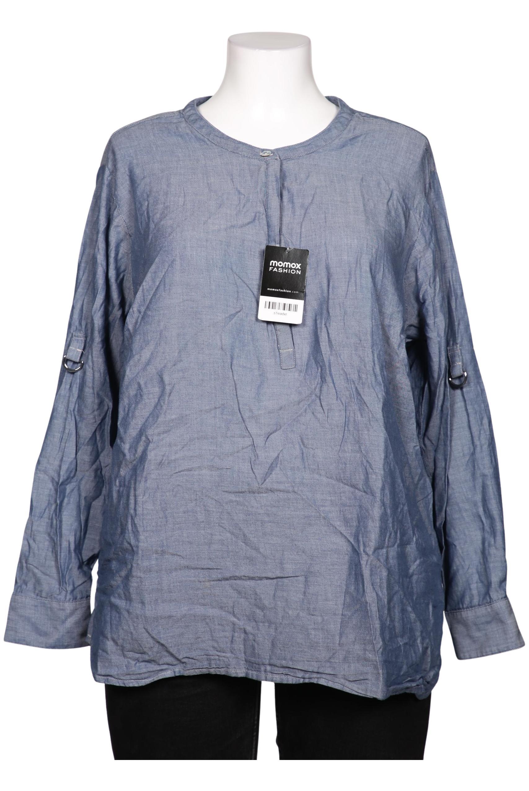 

Triangle Damen Bluse, blau, Gr. 48