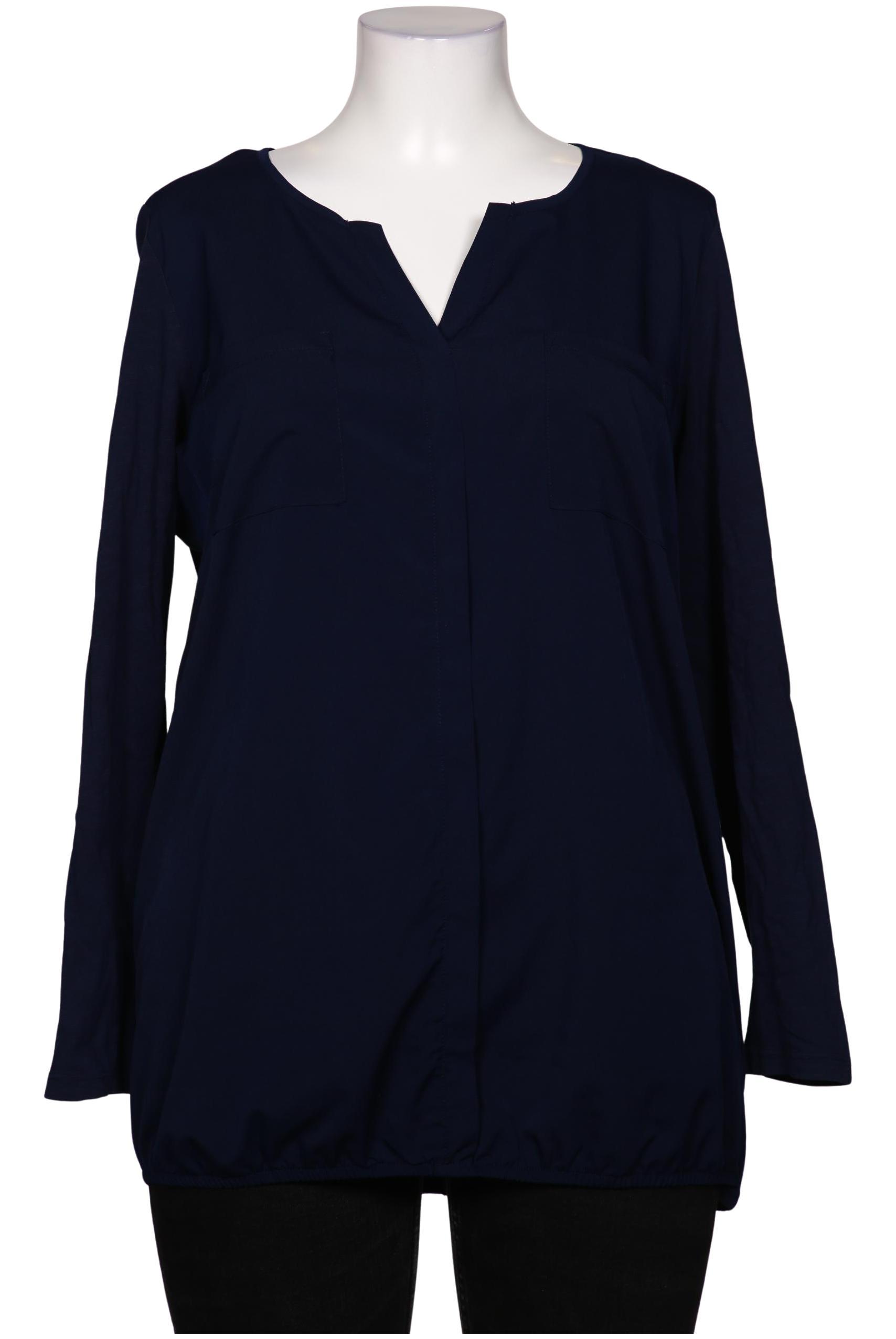

Triangle Damen Bluse, marineblau, Gr. 46