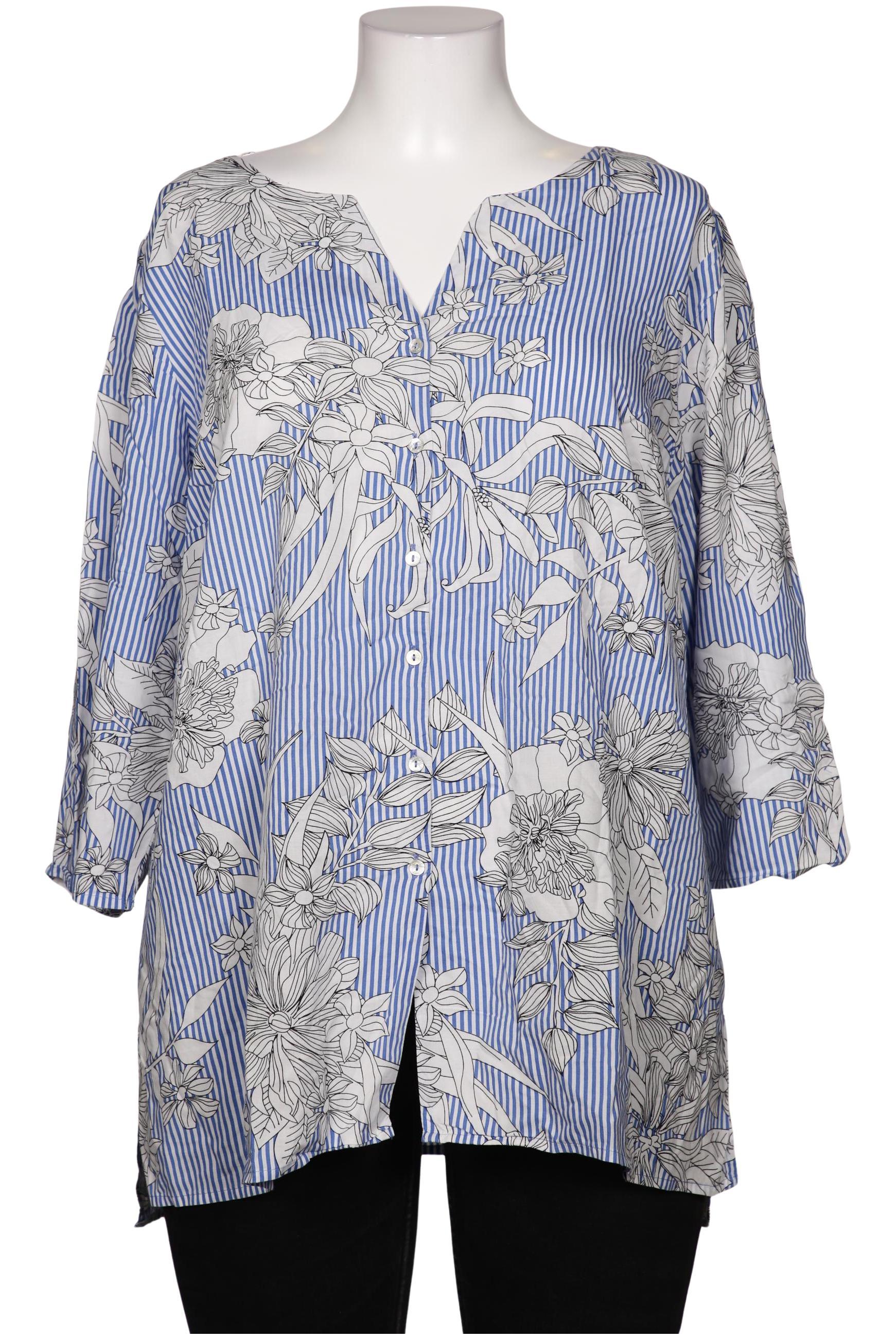 

Triangle Damen Bluse, blau, Gr. 48