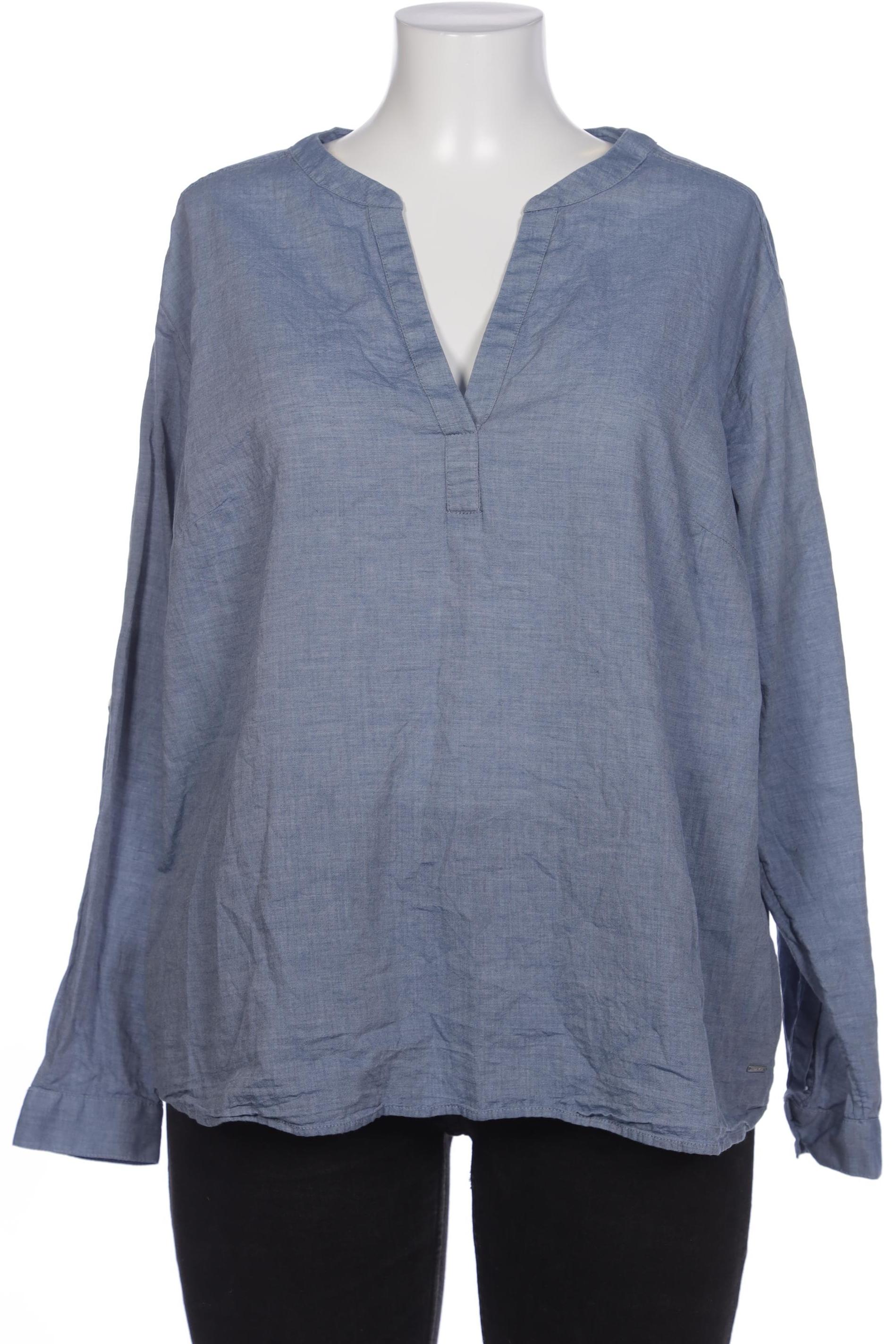 

Triangle Damen Bluse, blau, Gr. 50