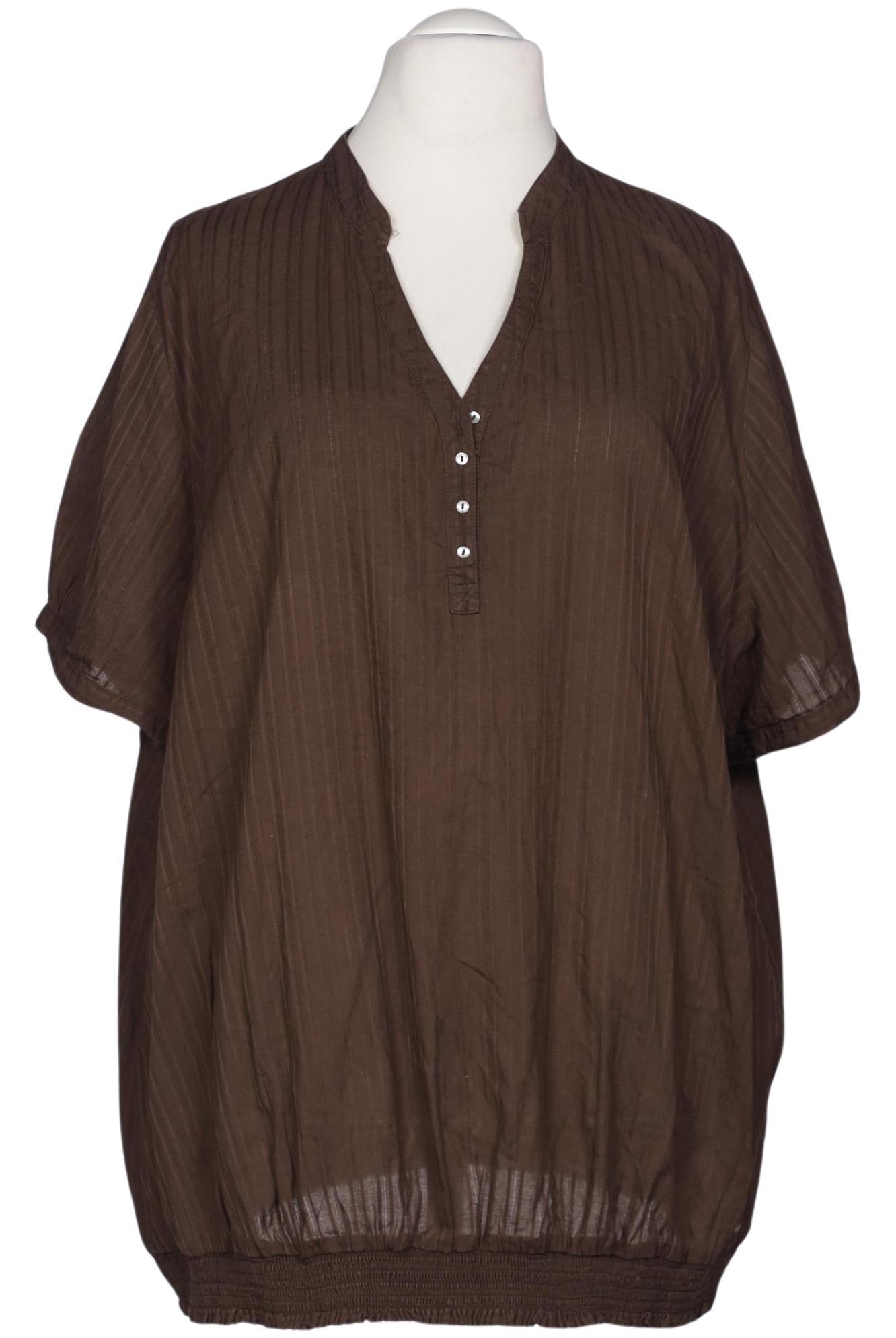 

Triangle Damen Bluse, braun, Gr. 54