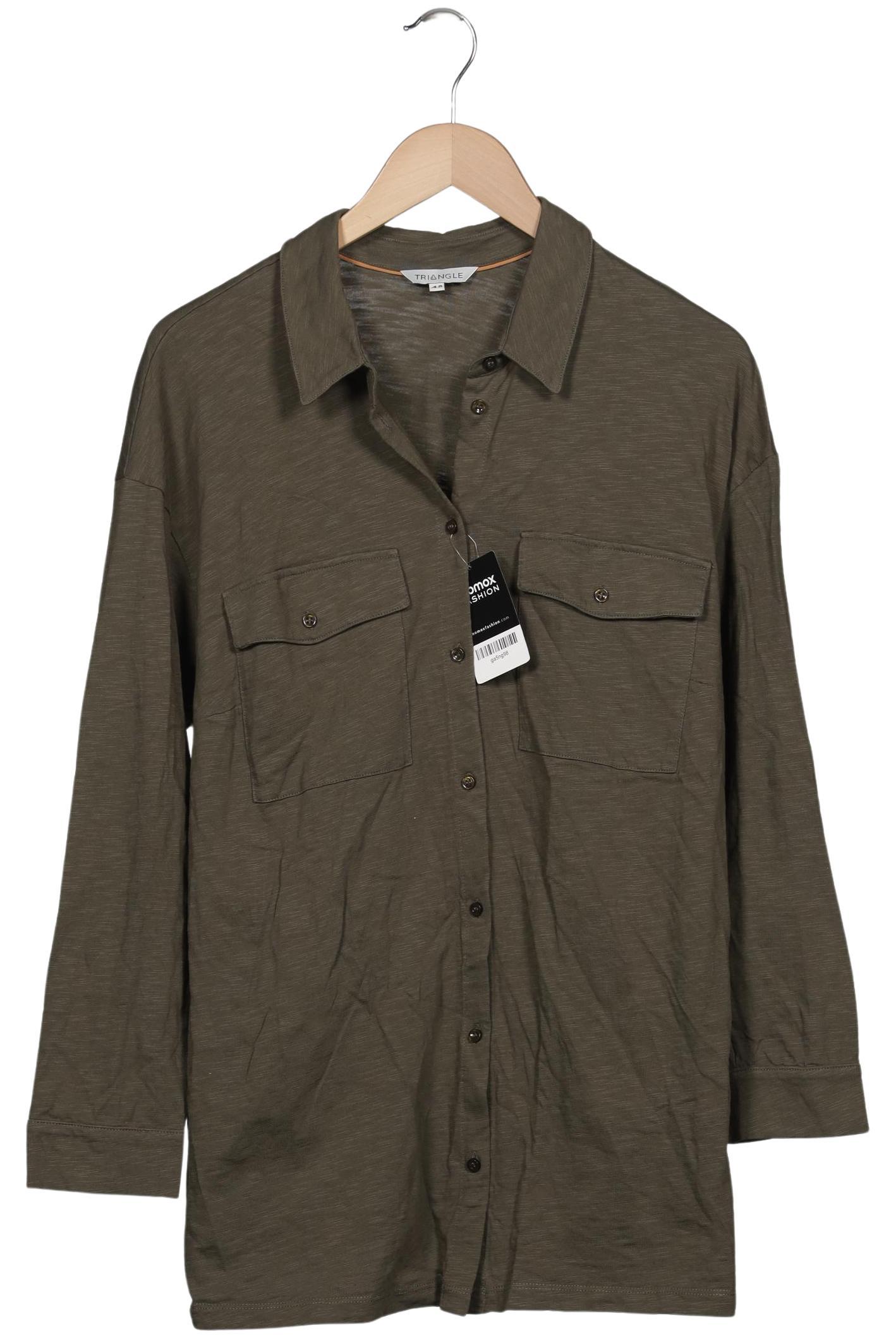 

Triangle Damen Bluse, grün, Gr. 48