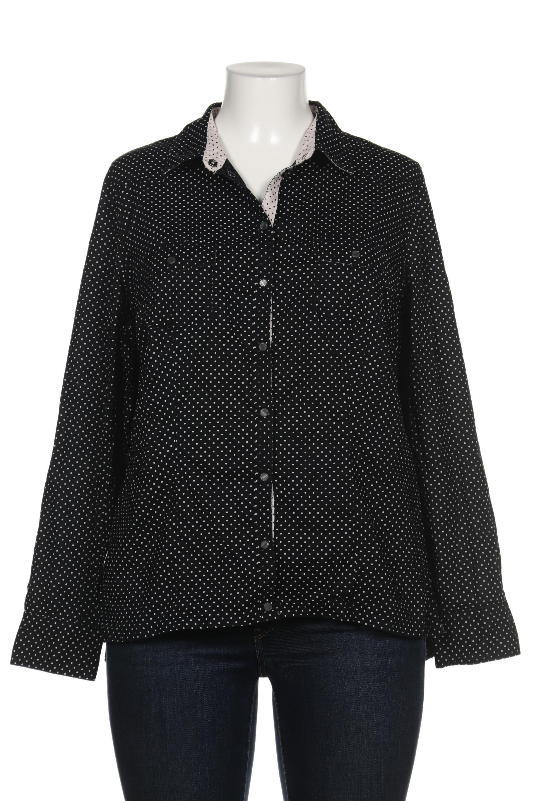 

Triangle Damen Bluse, schwarz, Gr. 44