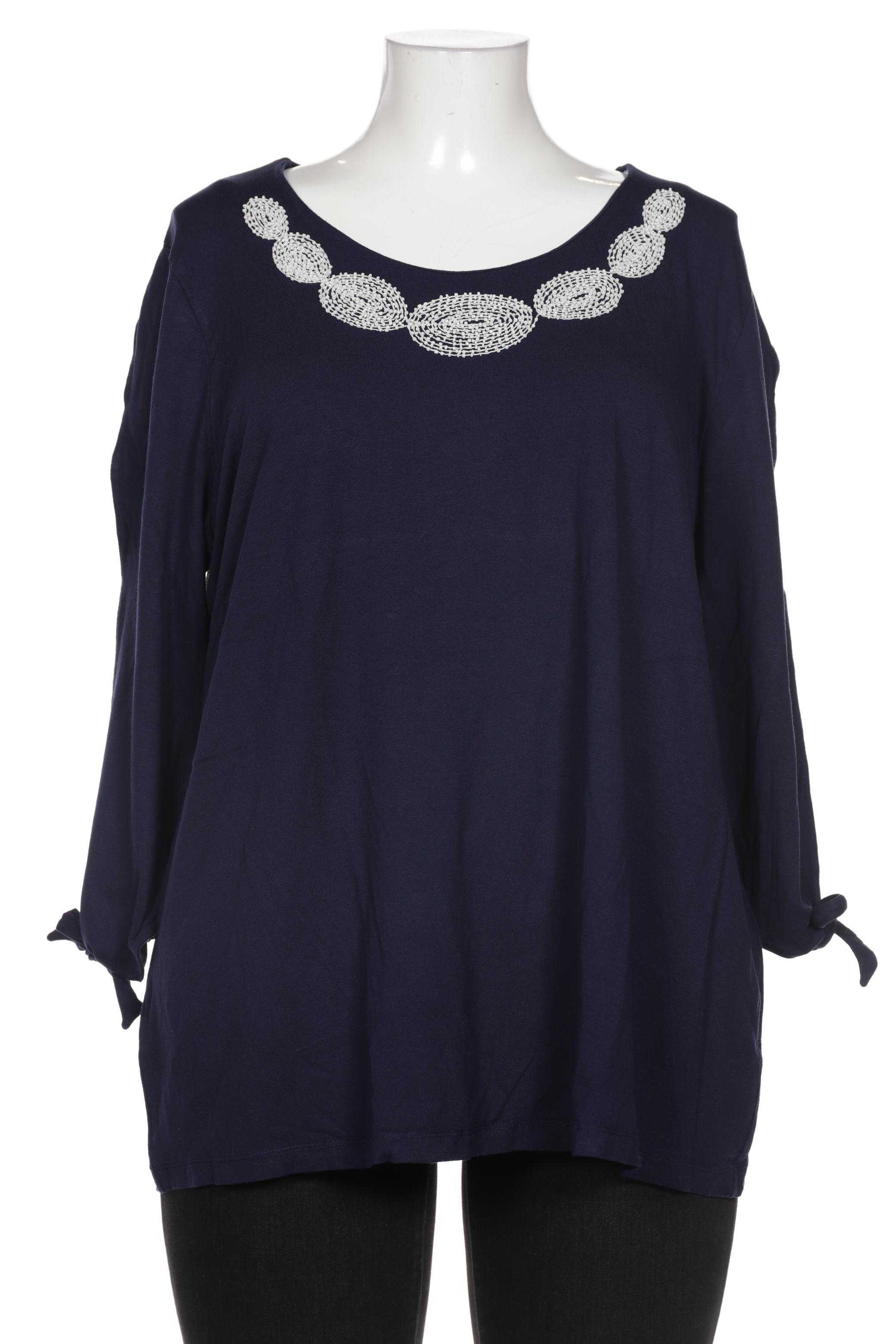 

Triangle Damen Bluse, marineblau, Gr. 46