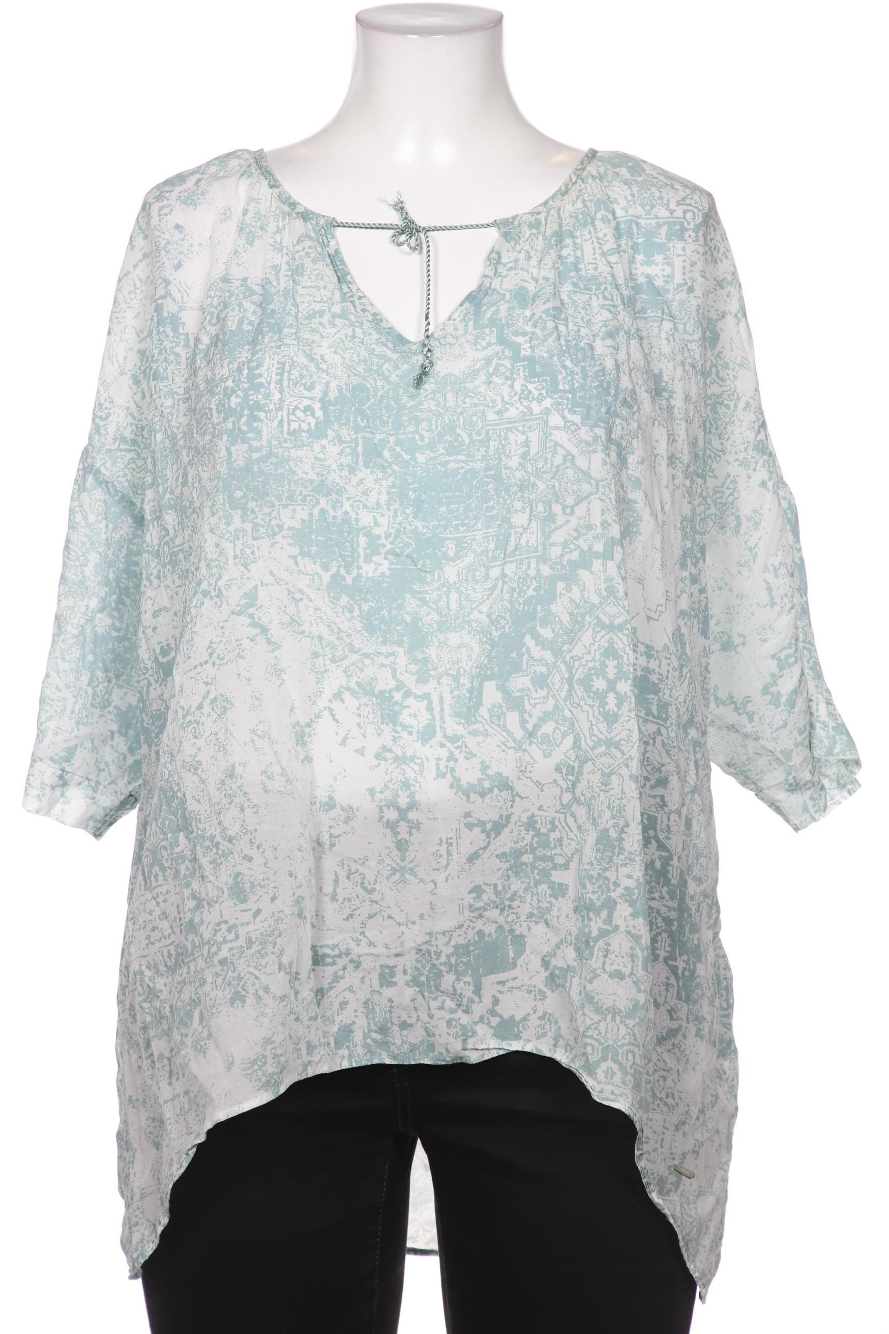 

Triangle Damen Bluse, türkis, Gr. 48