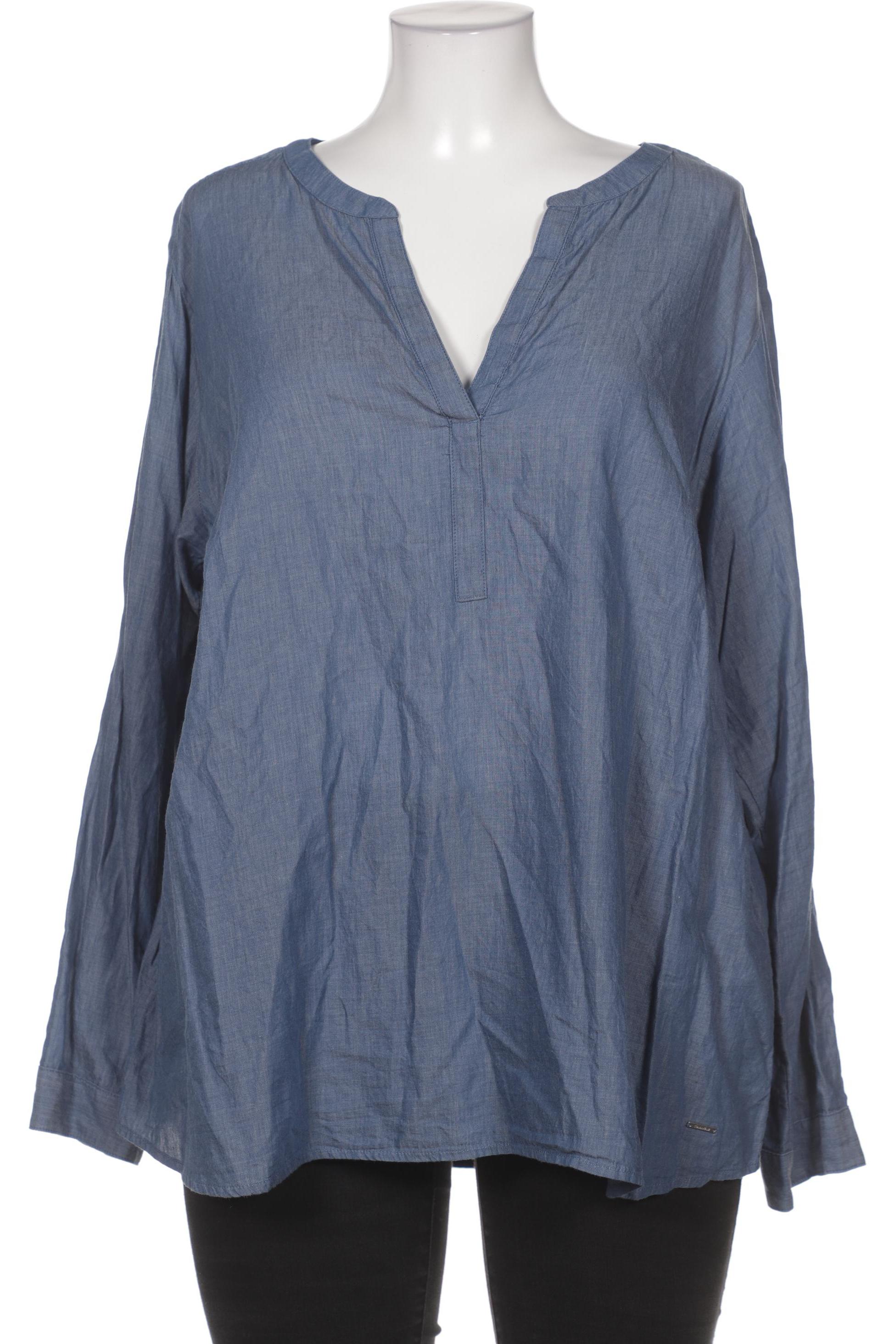 

Triangle Damen Bluse, blau, Gr. 52