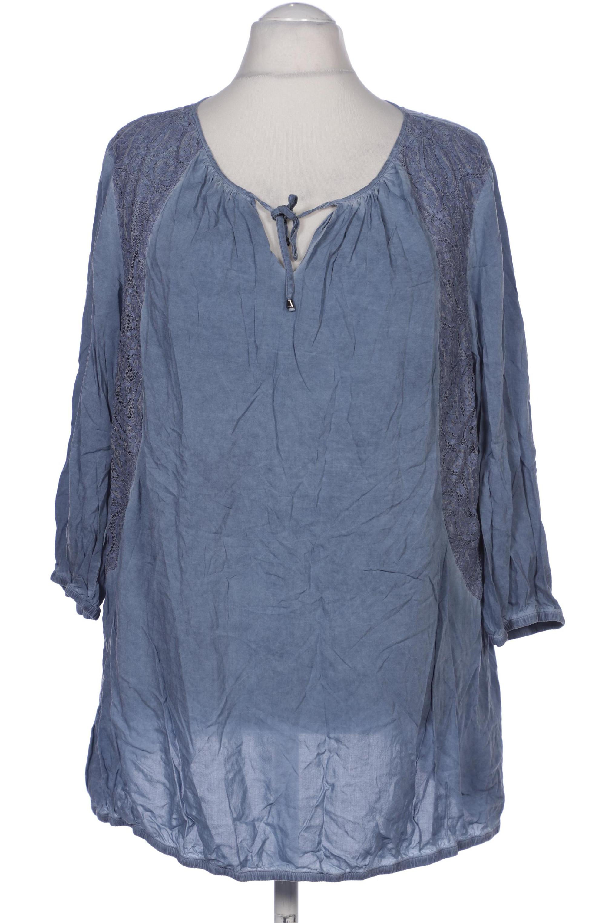 

Triangle Damen Bluse, blau, Gr. 52