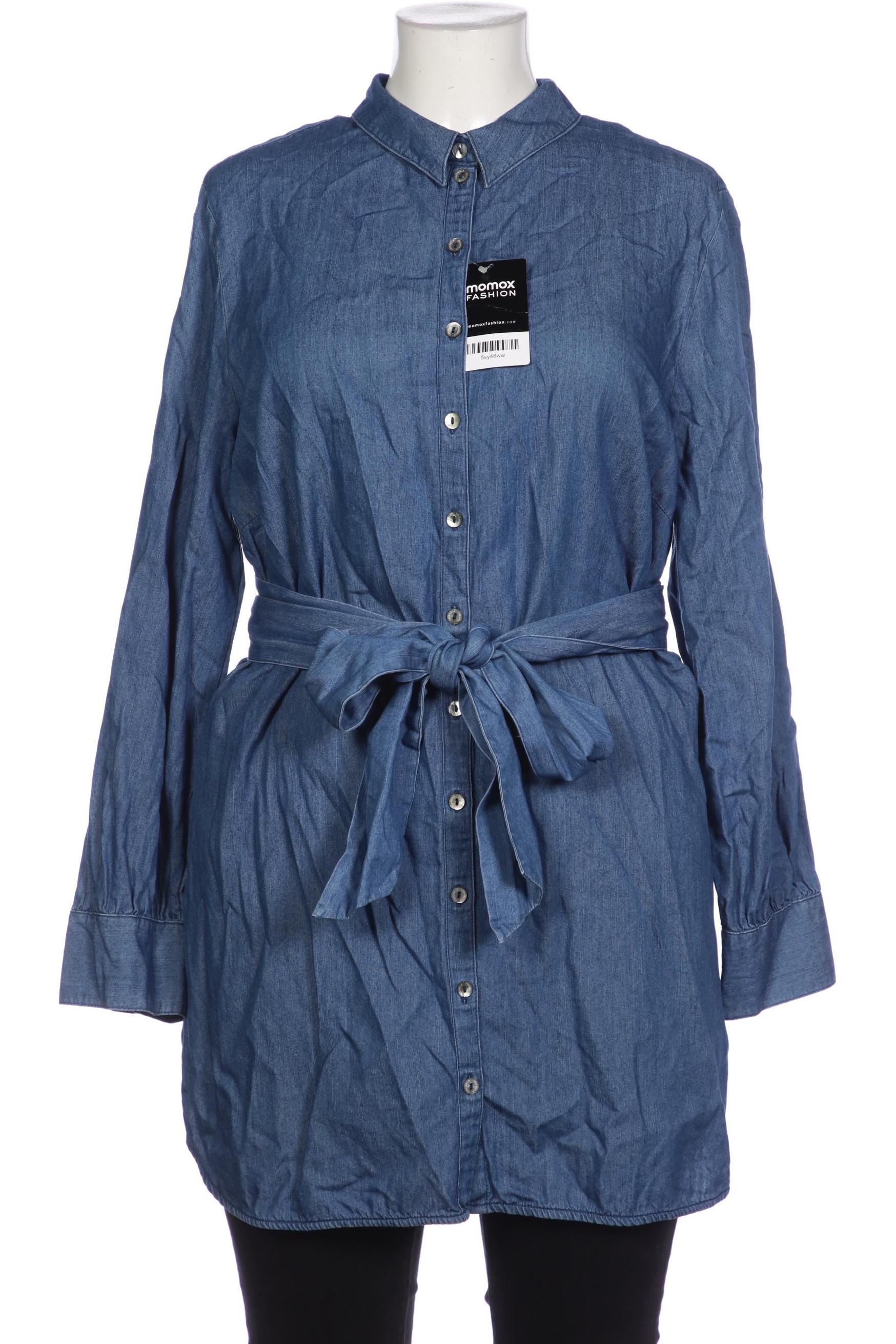 

Triangle Damen Bluse, blau, Gr. 48