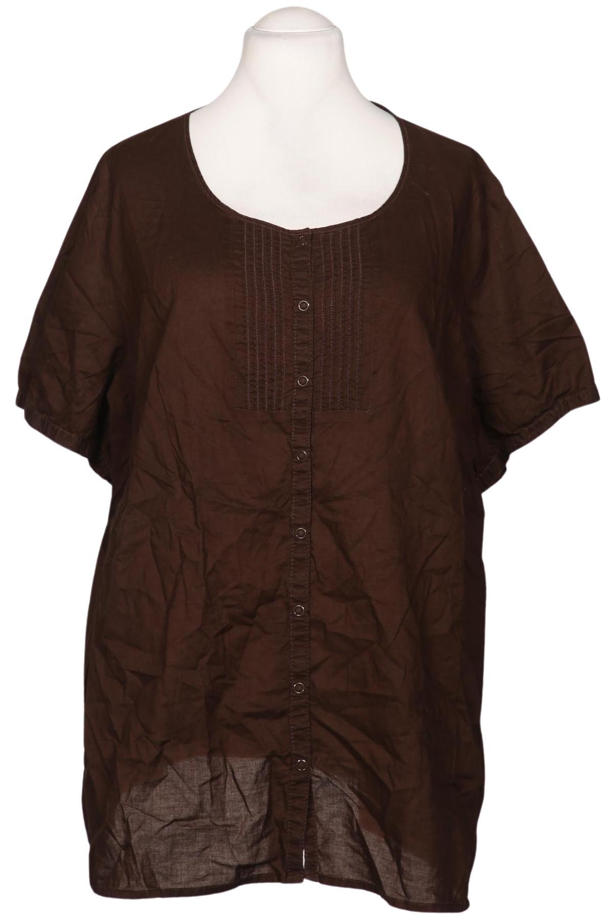 

Triangle Damen Bluse, braun, Gr. 48