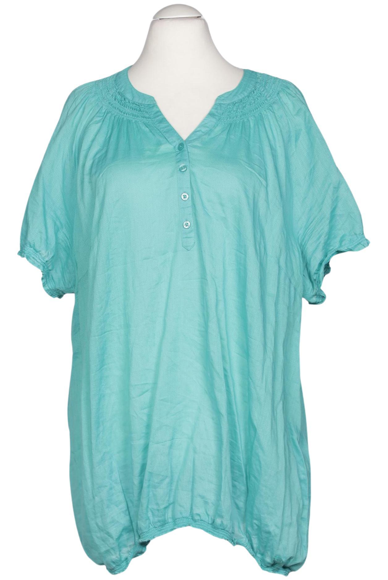 

Triangle Damen Bluse, türkis, Gr. 54