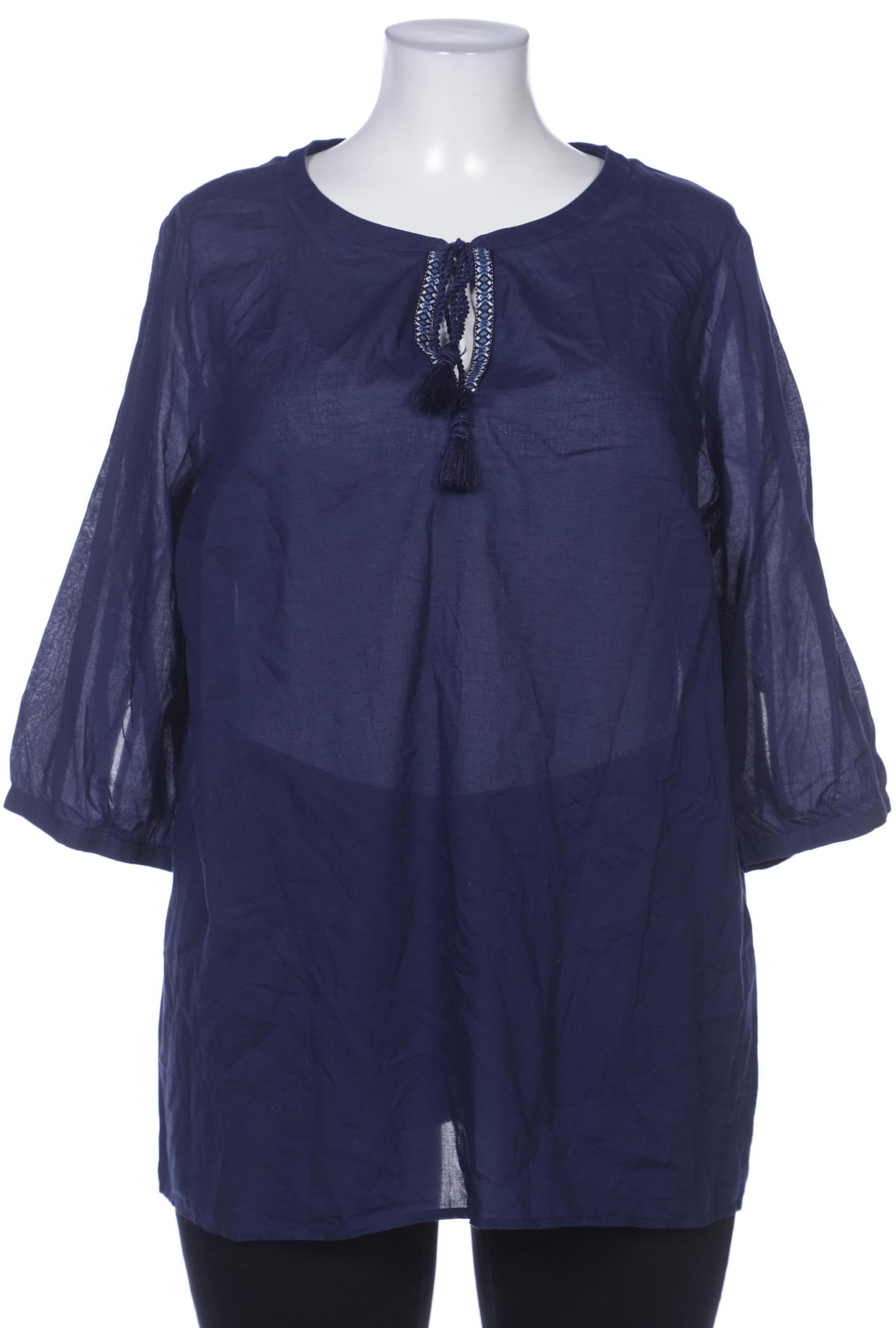 

Triangle Damen Bluse, marineblau, Gr. 46