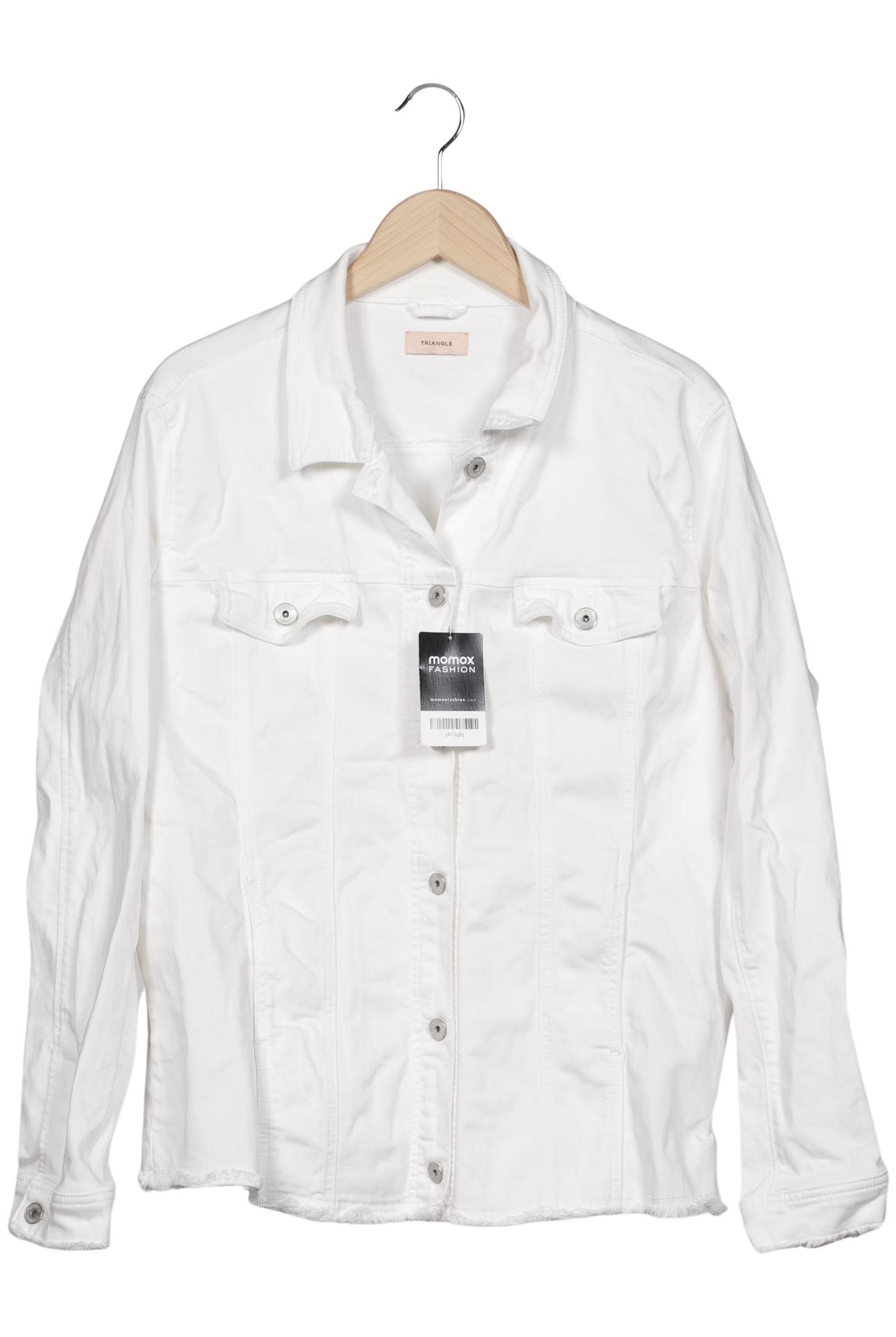 

Triangle Damen Jacke, weiß, Gr. 48