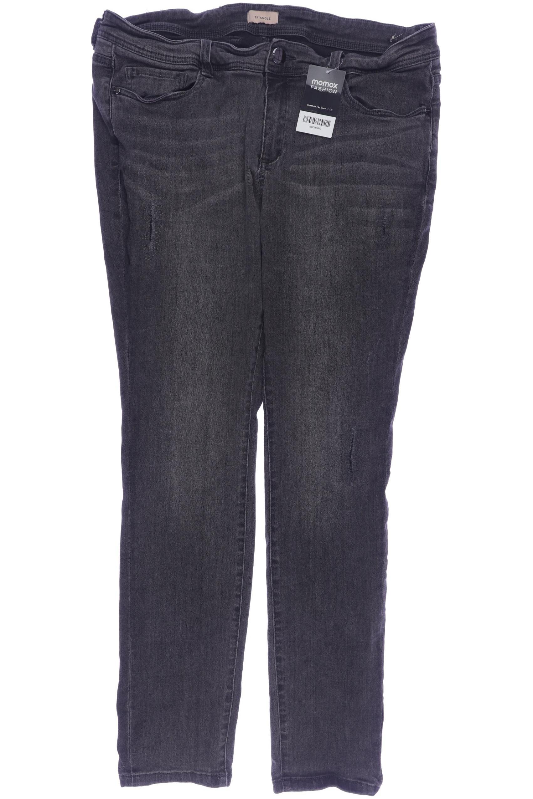 

Triangle Damen Jeans, schwarz, Gr. 48