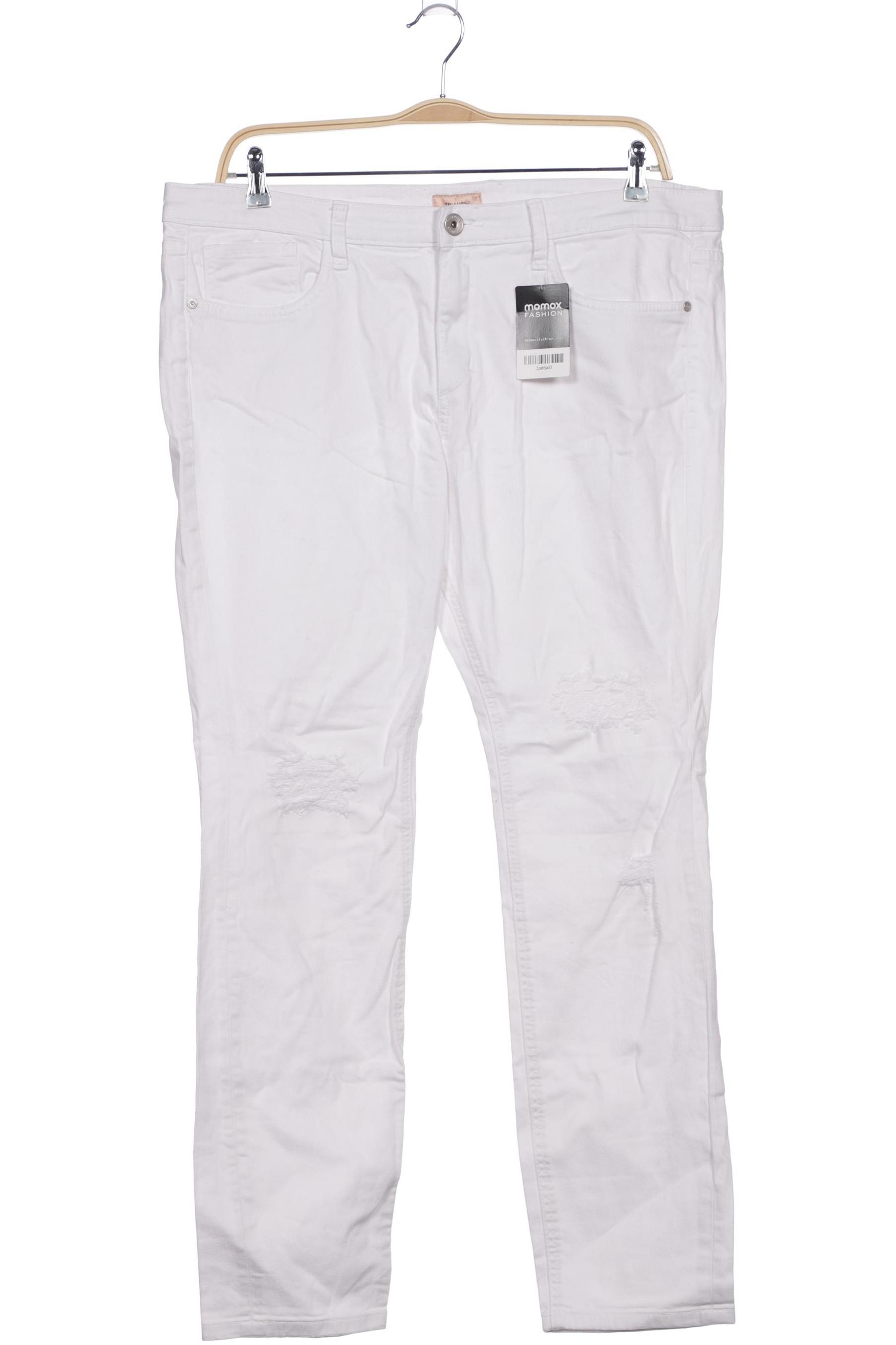 

Triangle Damen Jeans, weiß, Gr. 41