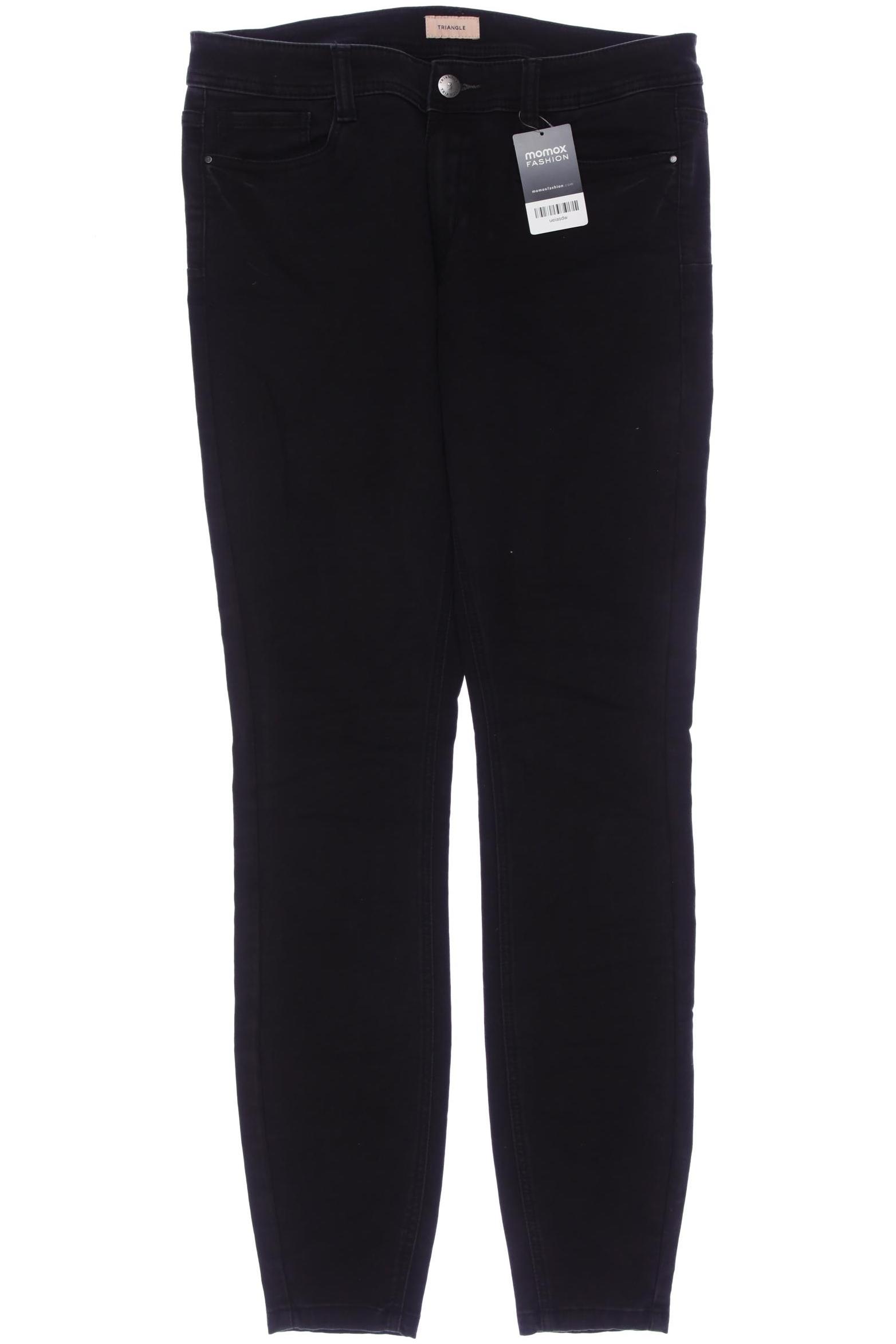 

Triangle Damen Jeans, schwarz, Gr. 44