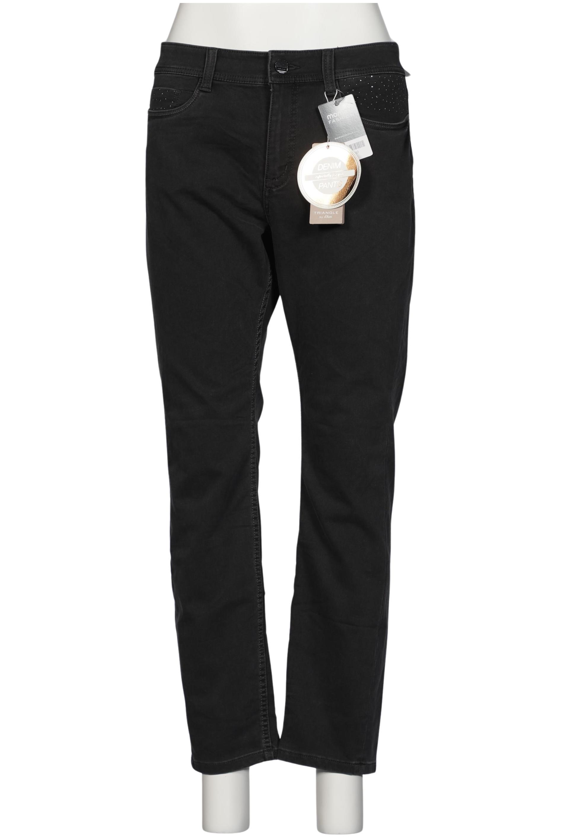 

Triangle Damen Jeans, schwarz, Gr. 46