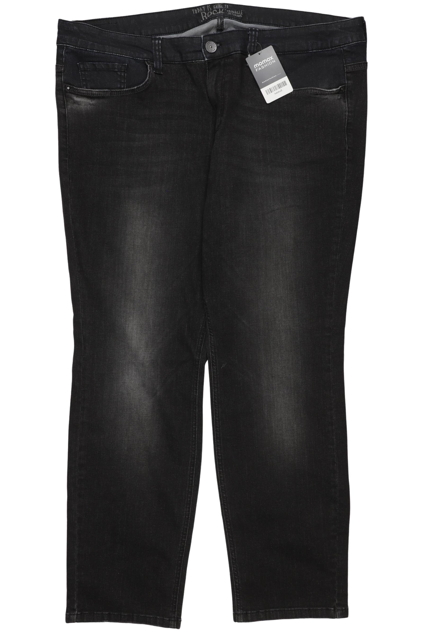 

Triangle Damen Jeans, schwarz, Gr. 48