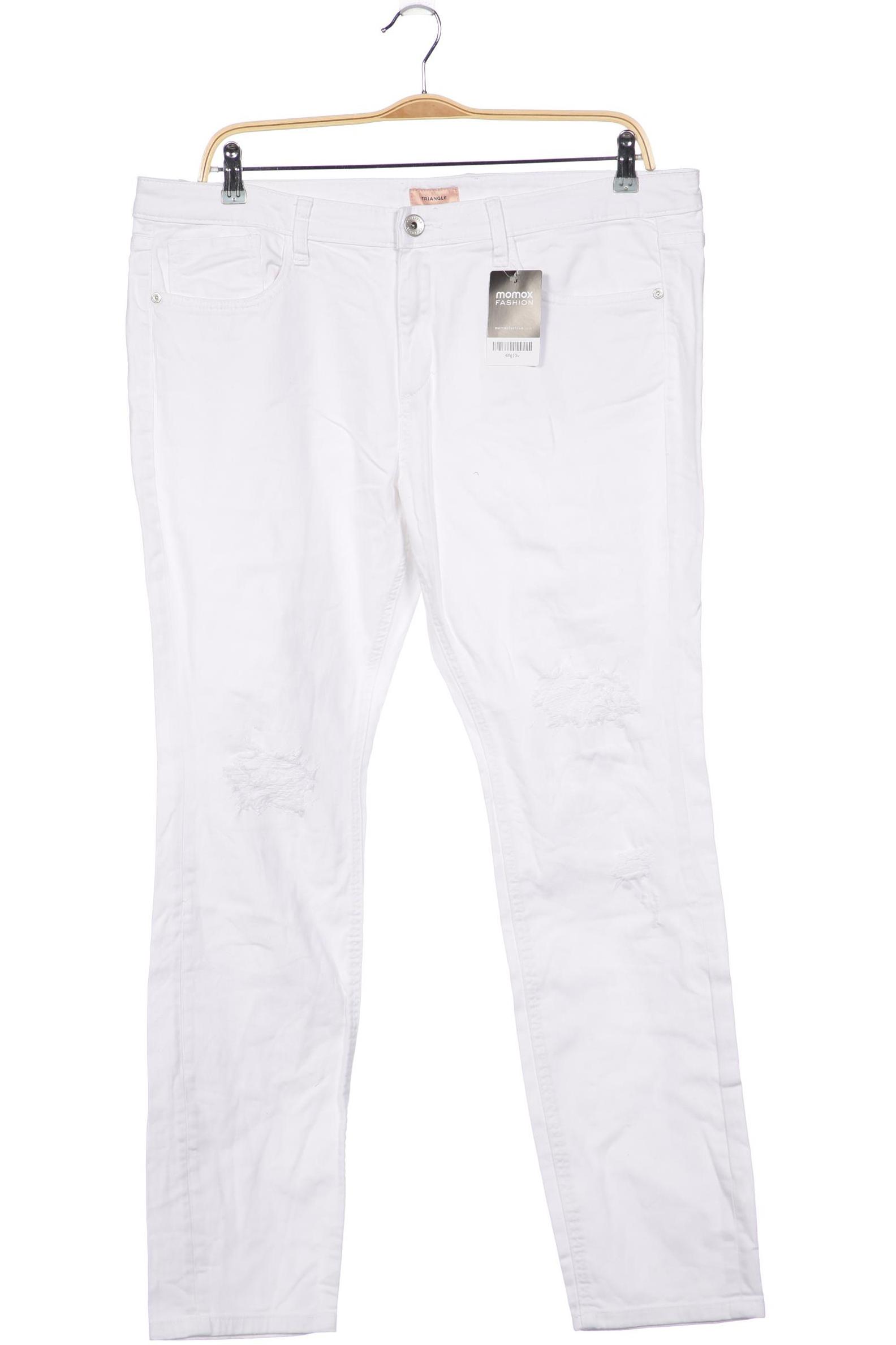 

Triangle Damen Jeans, weiß, Gr. 40