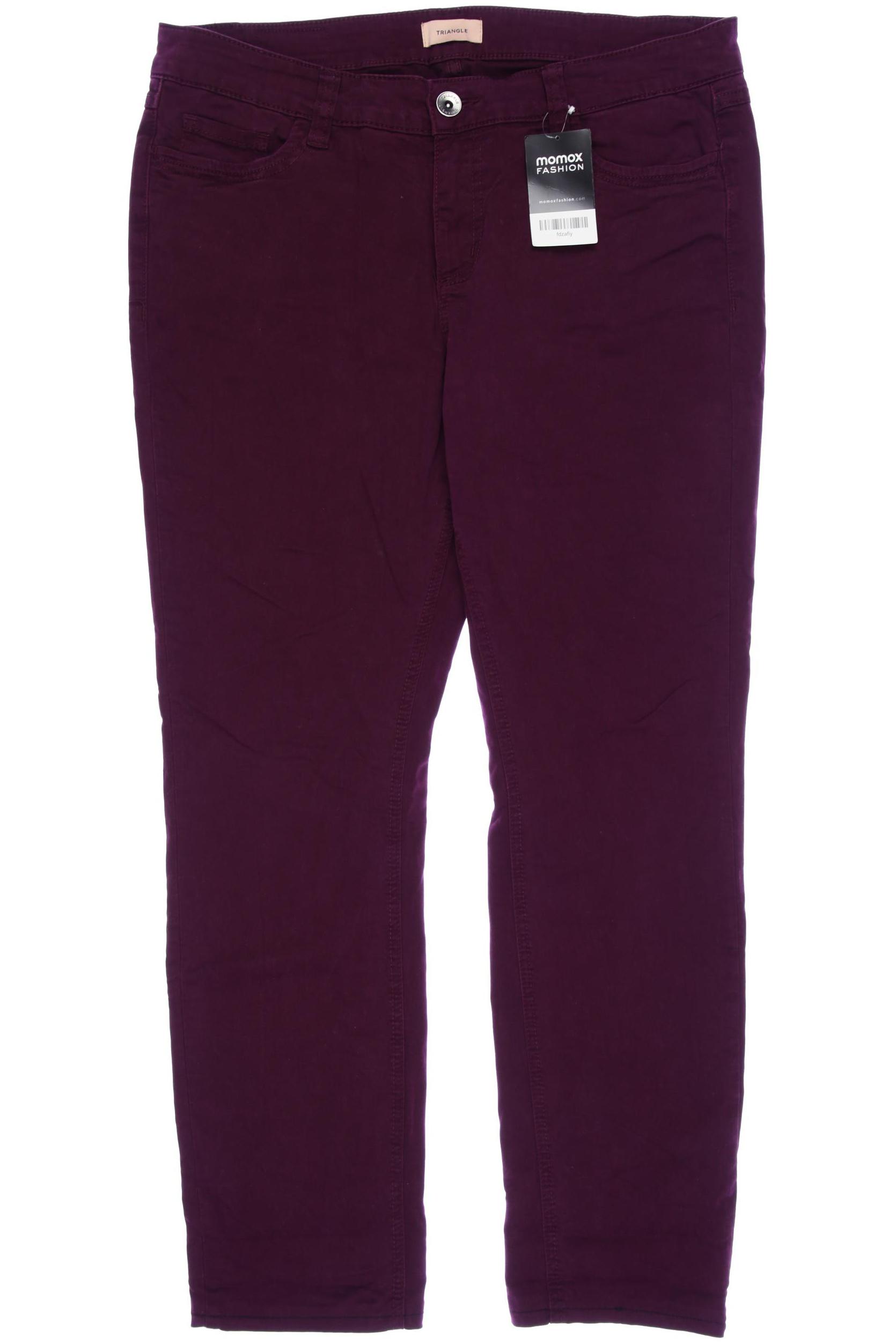 

Triangle Damen Jeans, bordeaux, Gr. 33