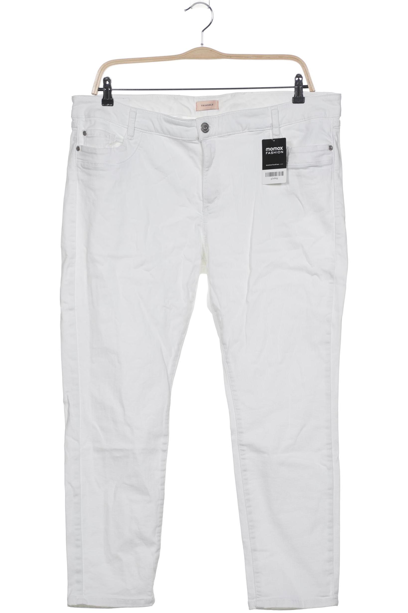

Triangle Damen Jeans, weiß, Gr. 50