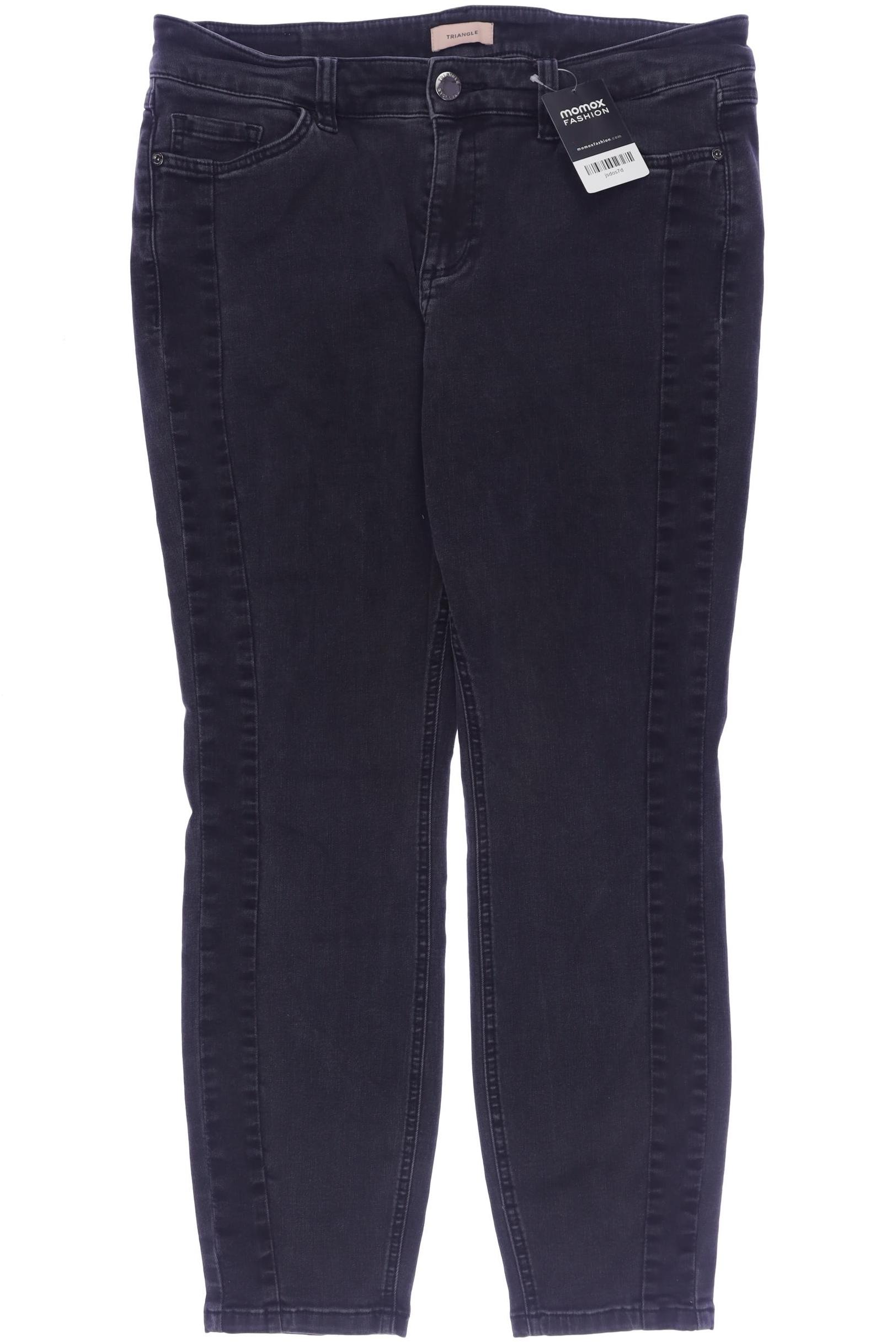 

Triangle Damen Jeans, schwarz, Gr. 42