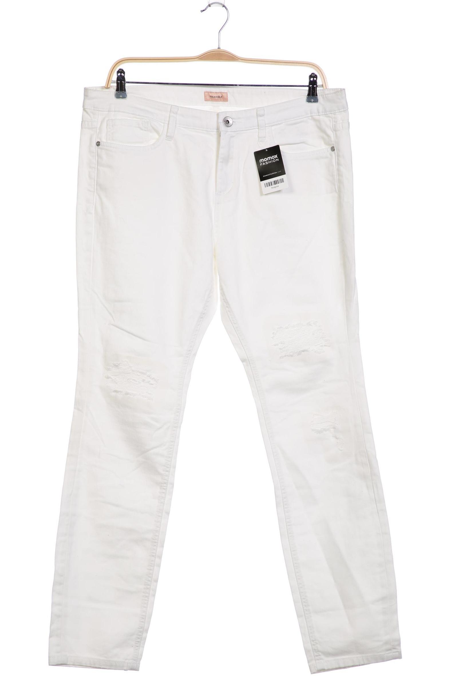 

Triangle Damen Jeans, weiß, Gr. 46