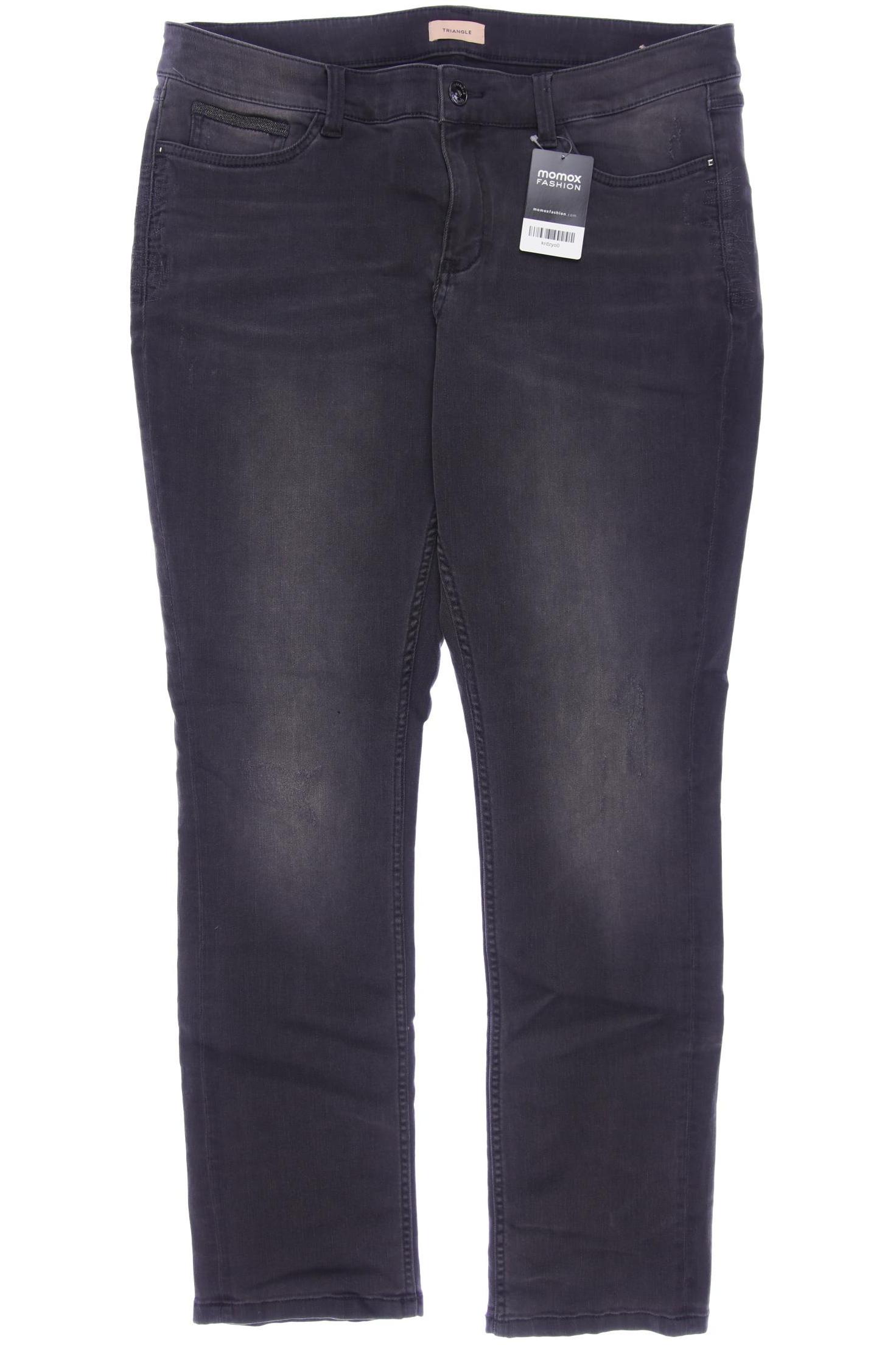 

Triangle Damen Jeans, grau, Gr. 52