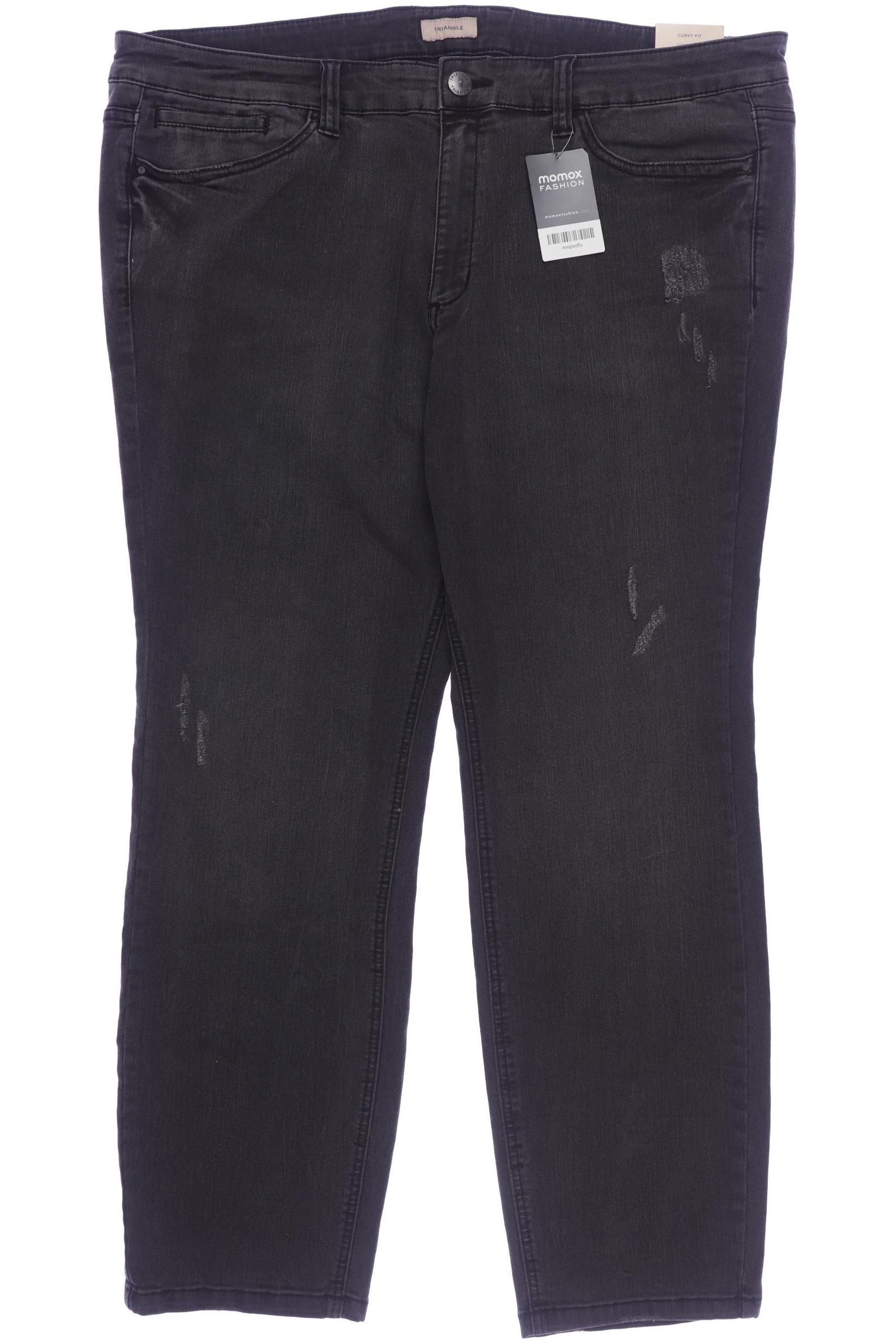 

Triangle Damen Jeans, schwarz, Gr. 50