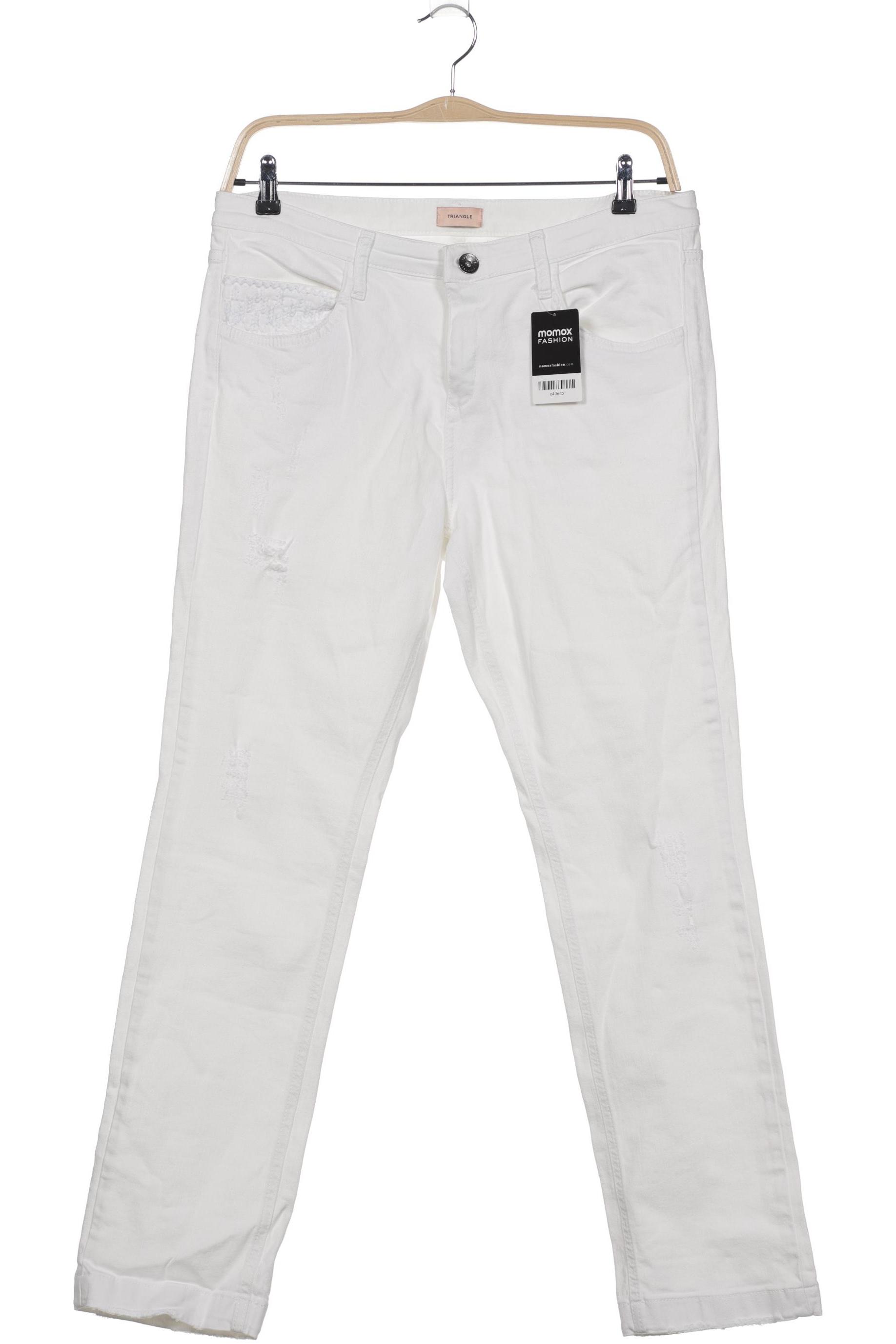 

Triangle Damen Jeans, weiß, Gr. 35
