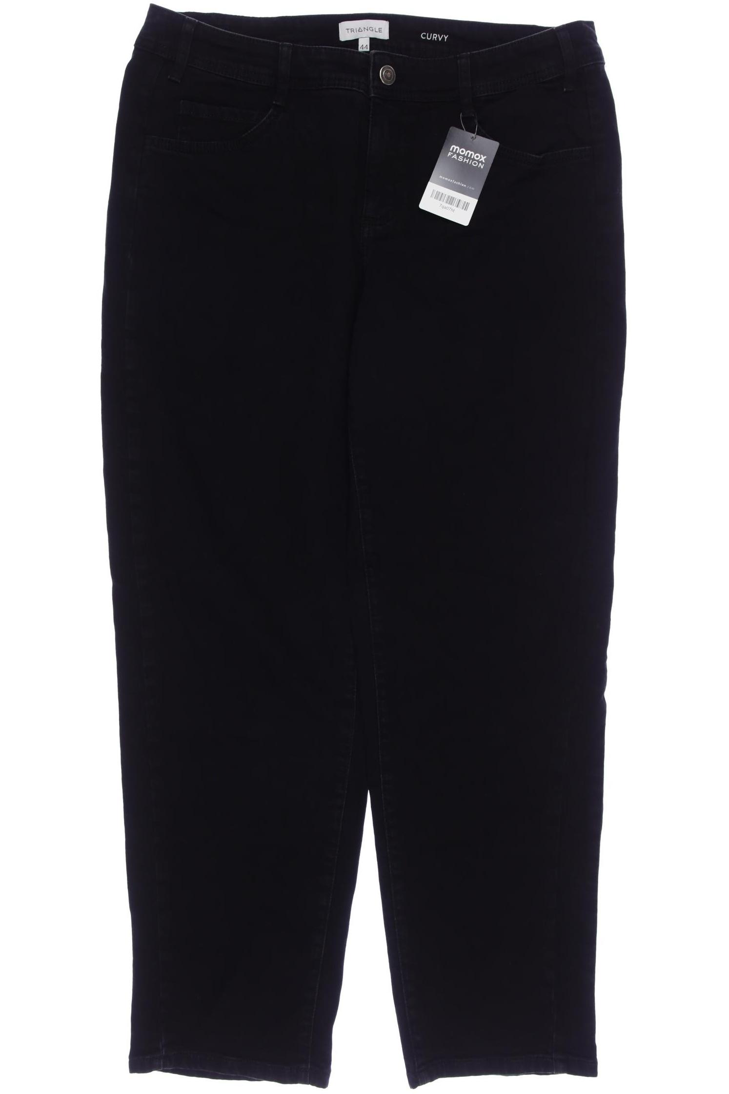 

Triangle Damen Jeans, schwarz, Gr. 44