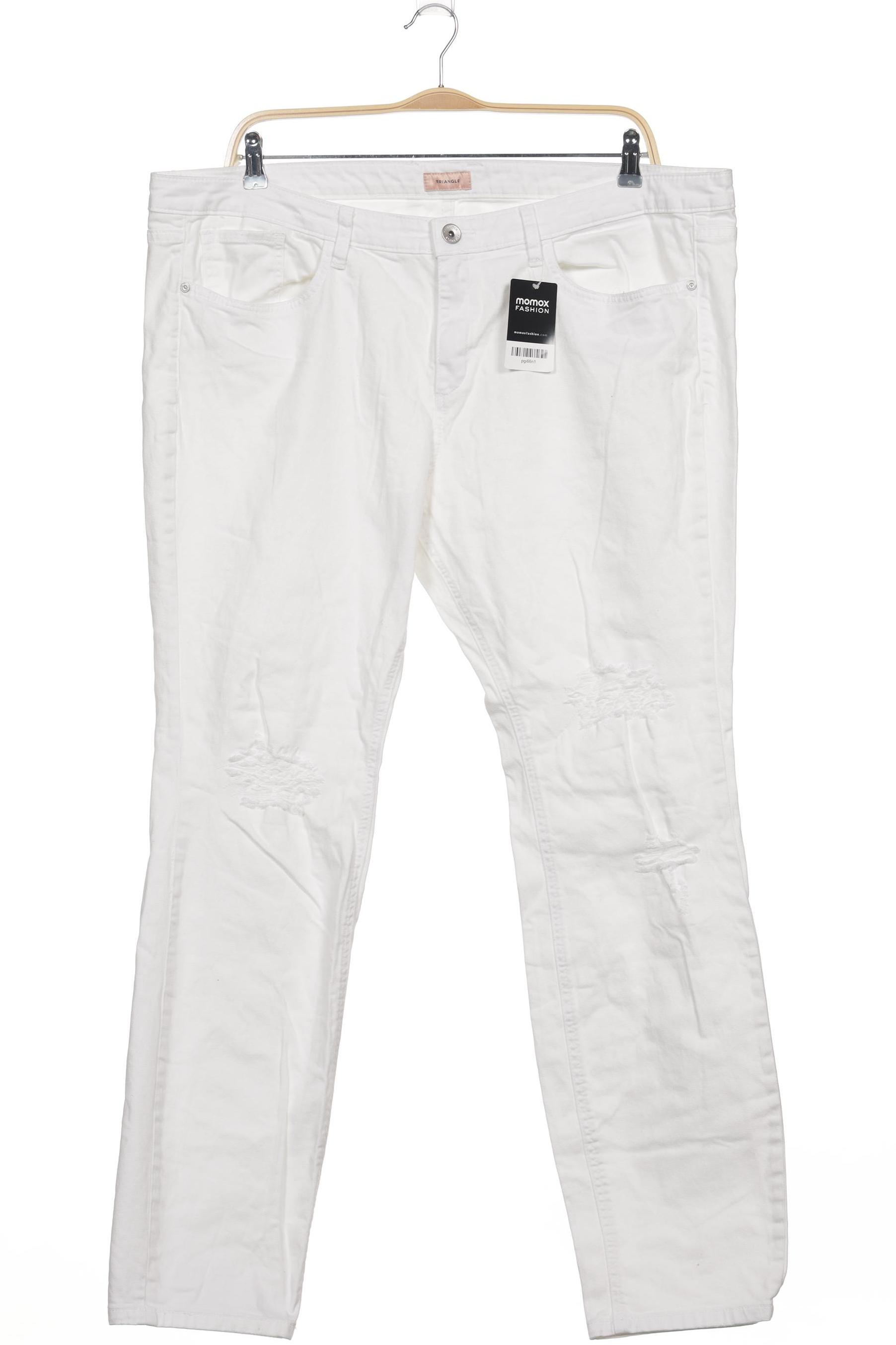 

Triangle Damen Jeans, weiß, Gr. 54