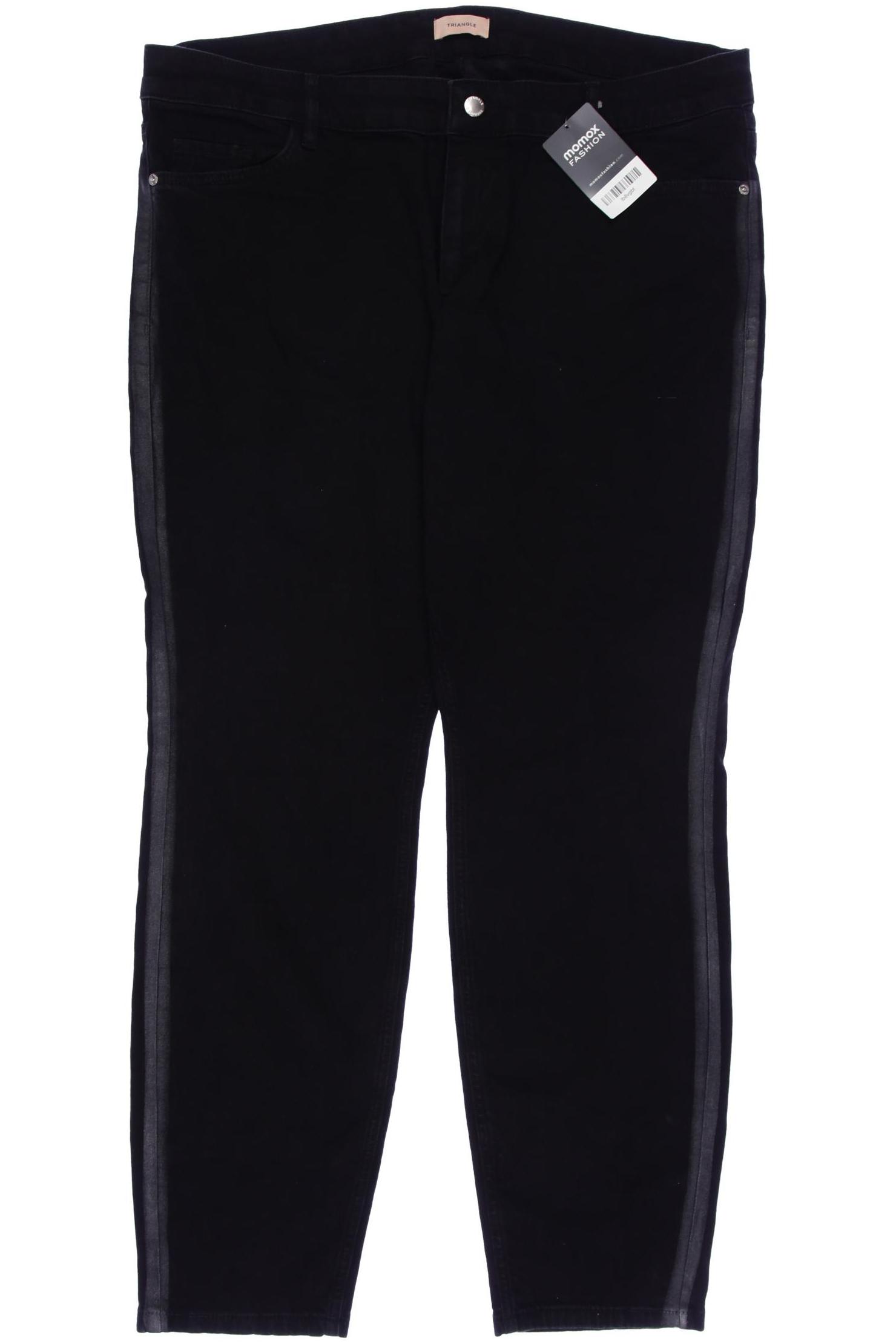 

Triangle Damen Jeans, schwarz, Gr. 48