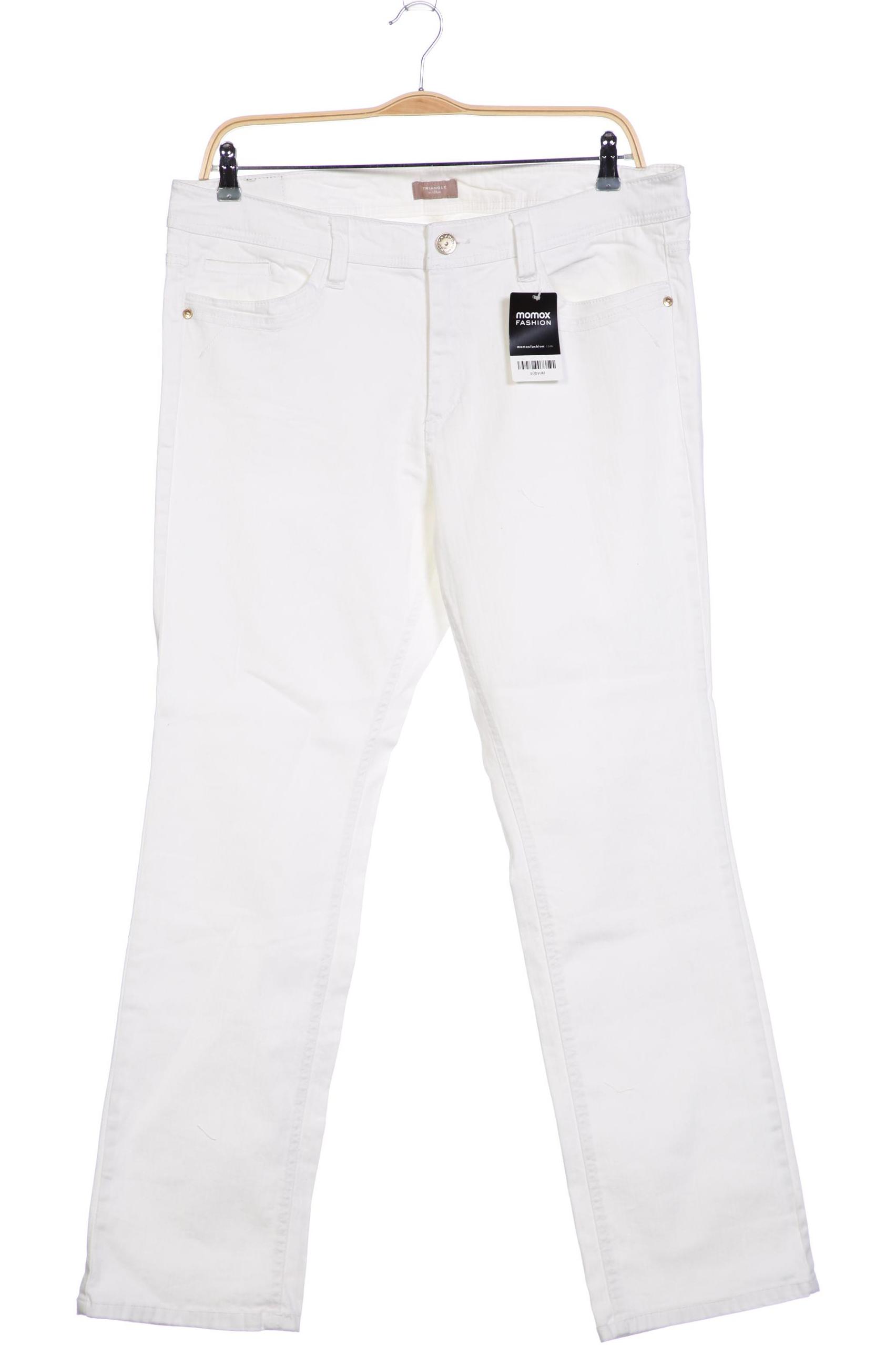 

TRIANGLE Damen Jeans, weiß
