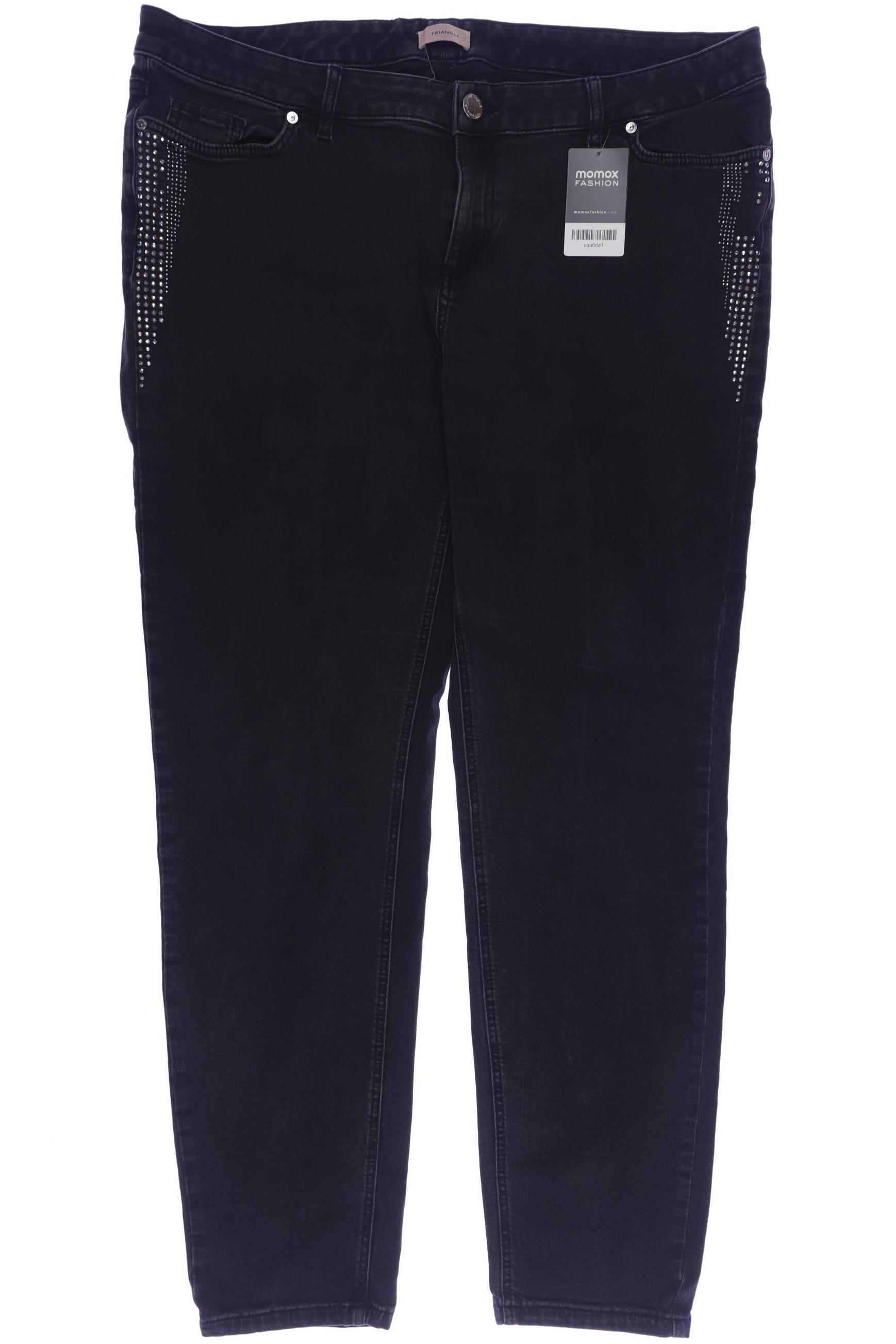 

Triangle Damen Jeans, schwarz, Gr. 48