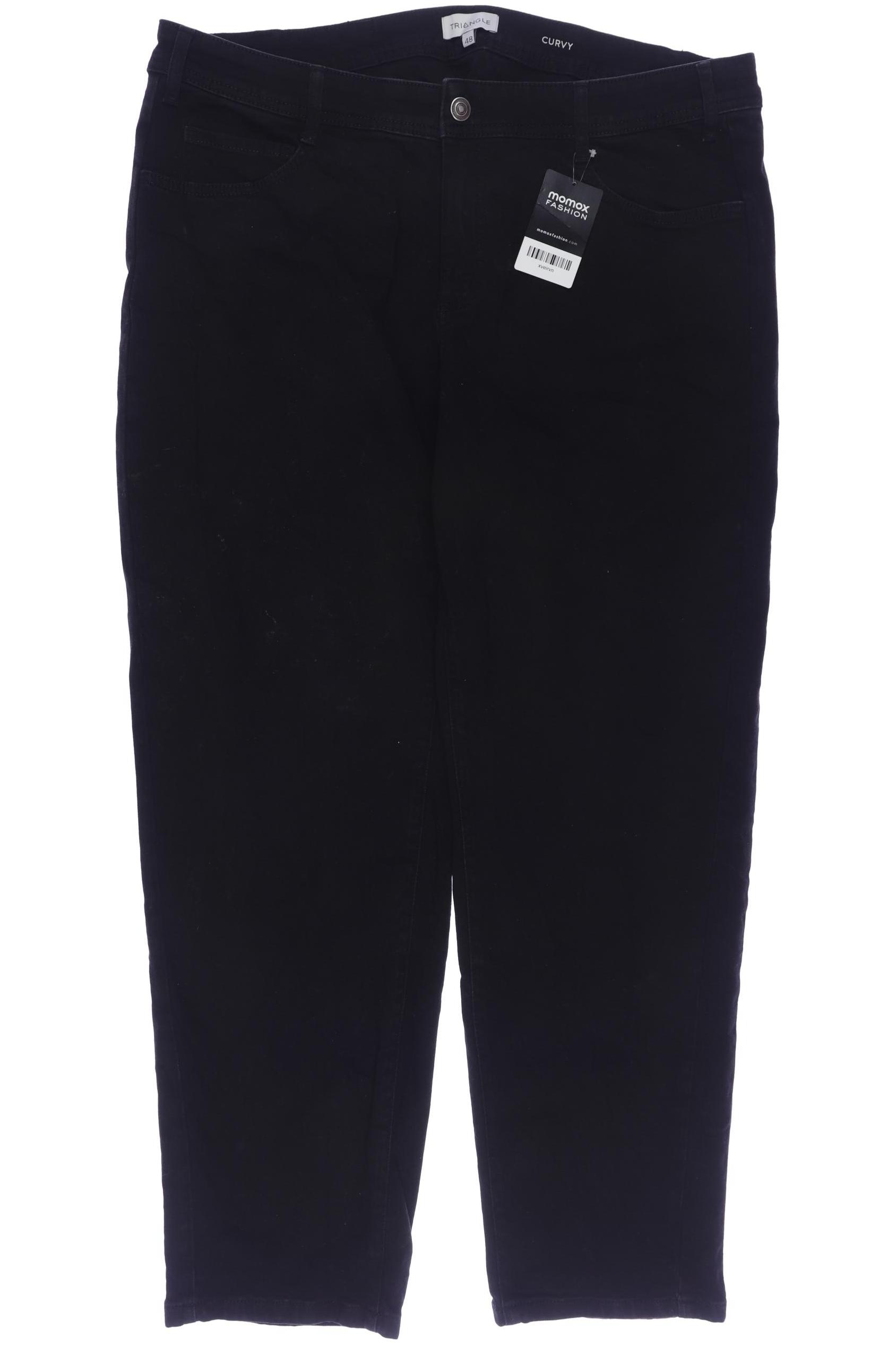 

Triangle Damen Jeans, schwarz, Gr. 48