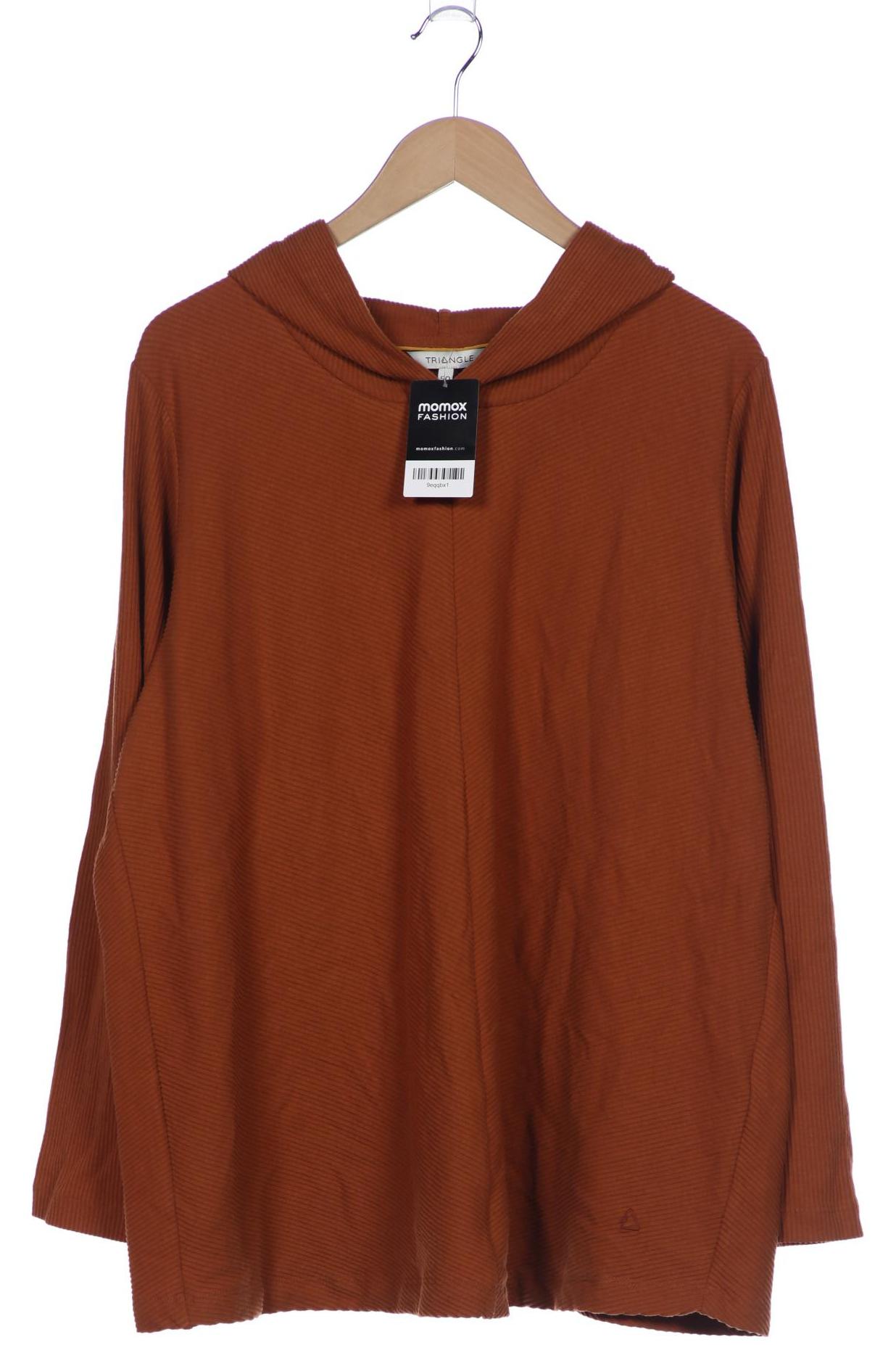 

Triangle Damen Kapuzenpullover, braun, Gr. 50