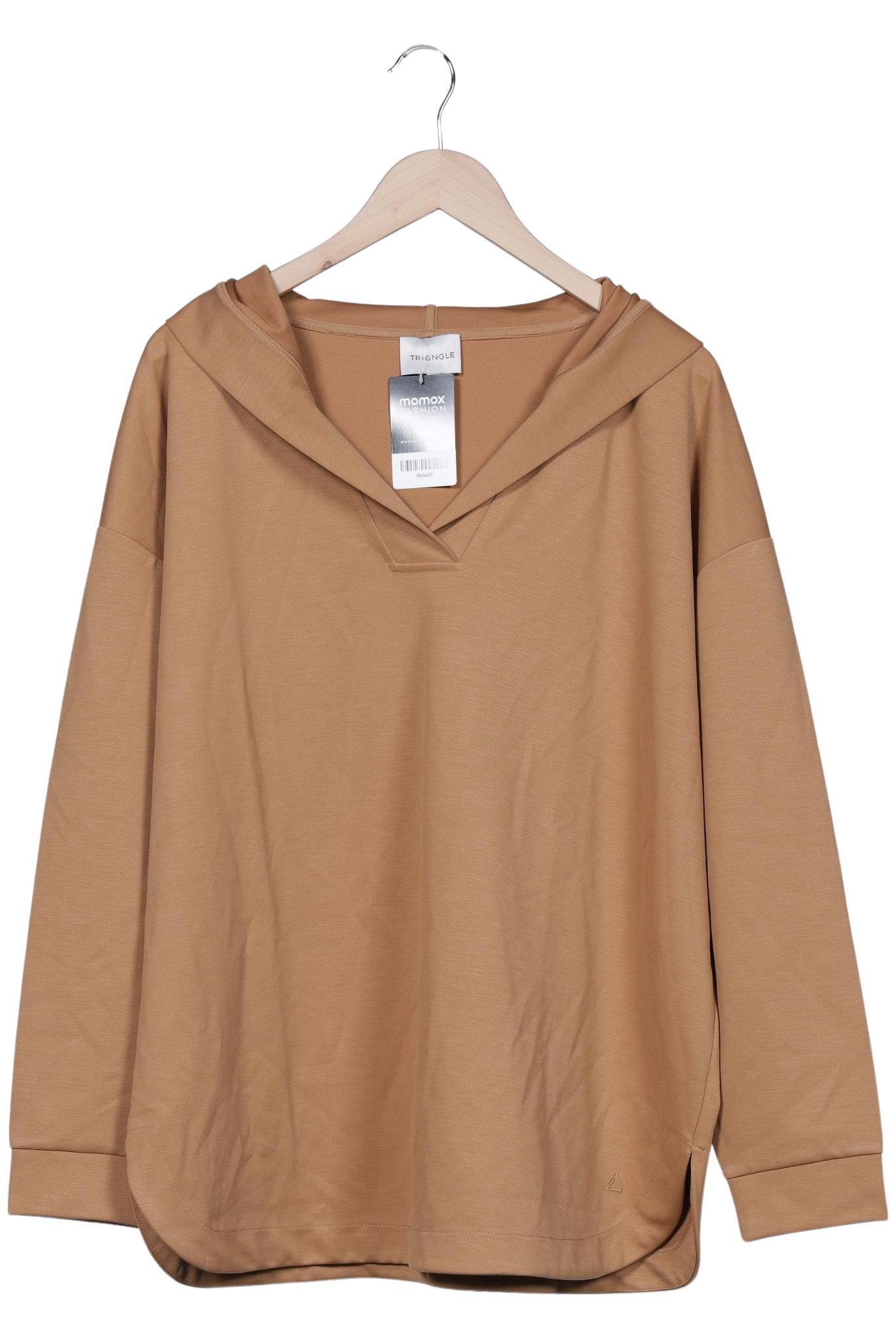

Triangle Damen Kapuzenpullover, braun, Gr. 50