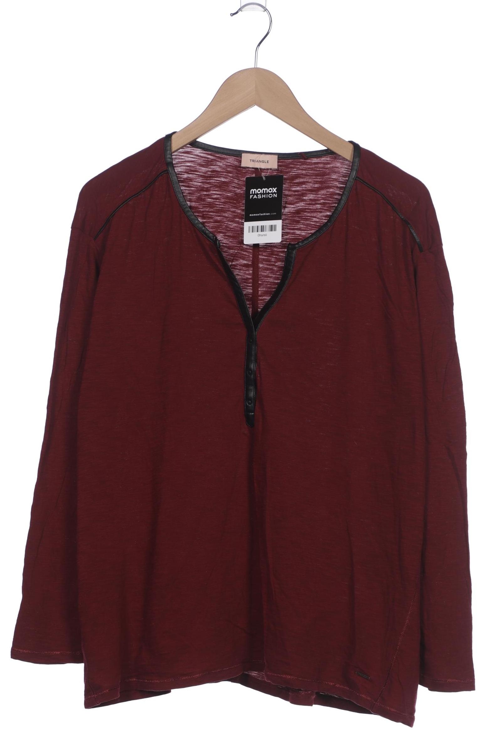 

Triangle Damen Langarmshirt, bordeaux, Gr. 48