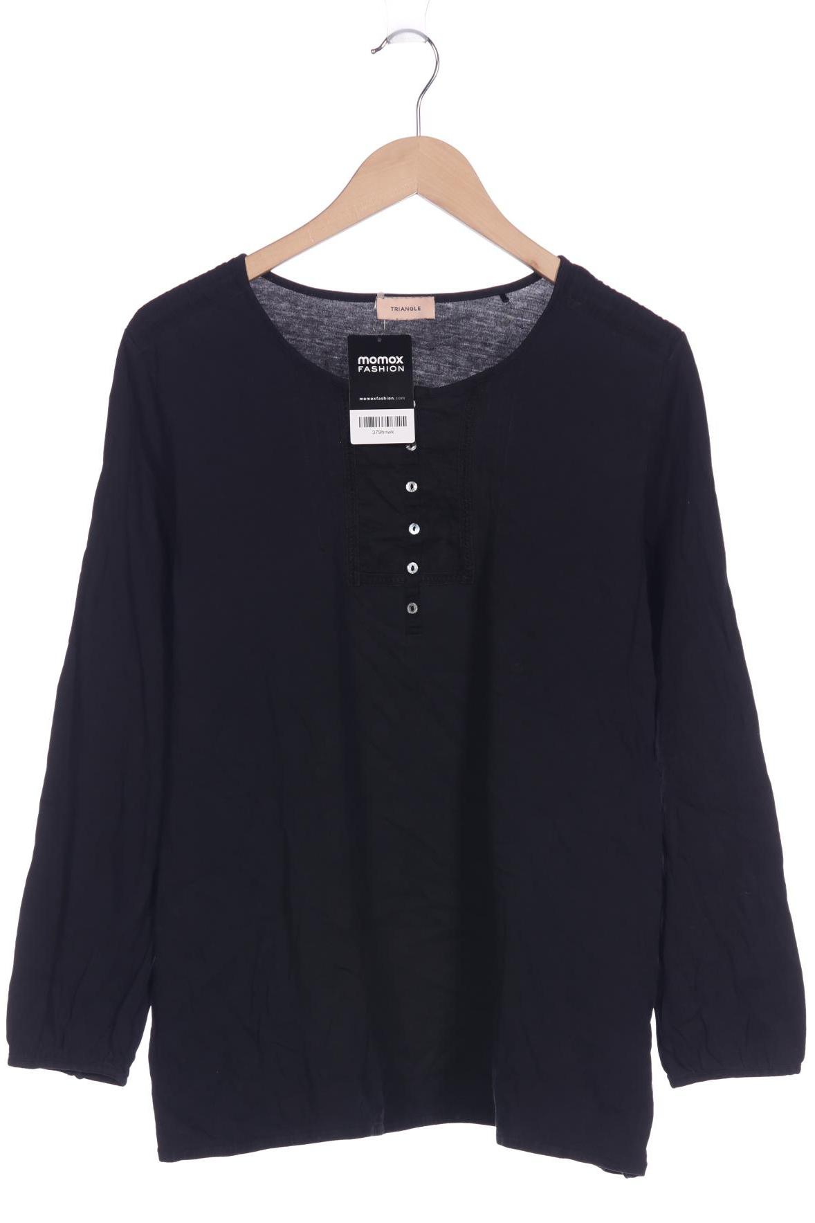 

Triangle Damen Langarmshirt, schwarz, Gr. 50