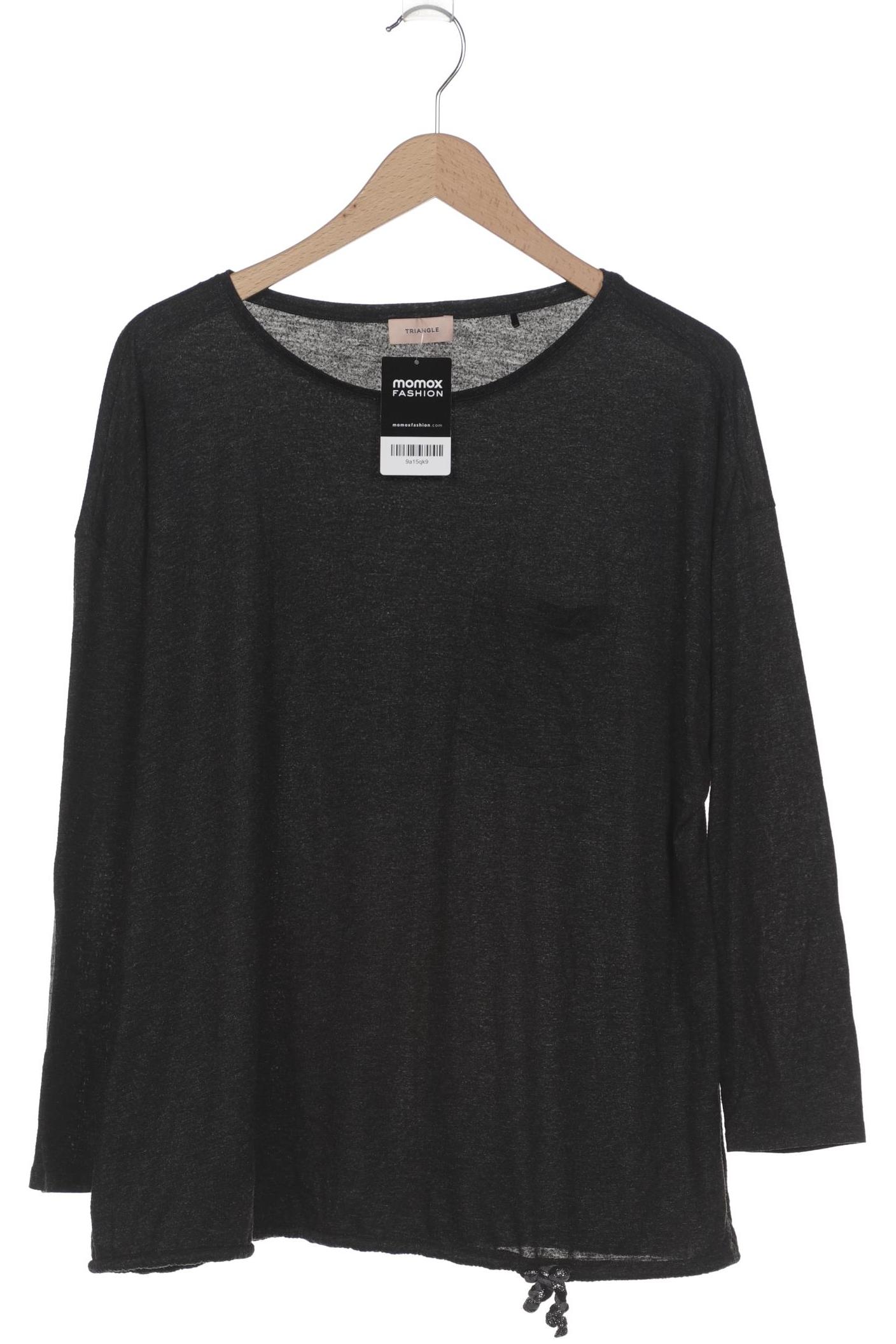 

Triangle Damen Langarmshirt, schwarz, Gr. 48